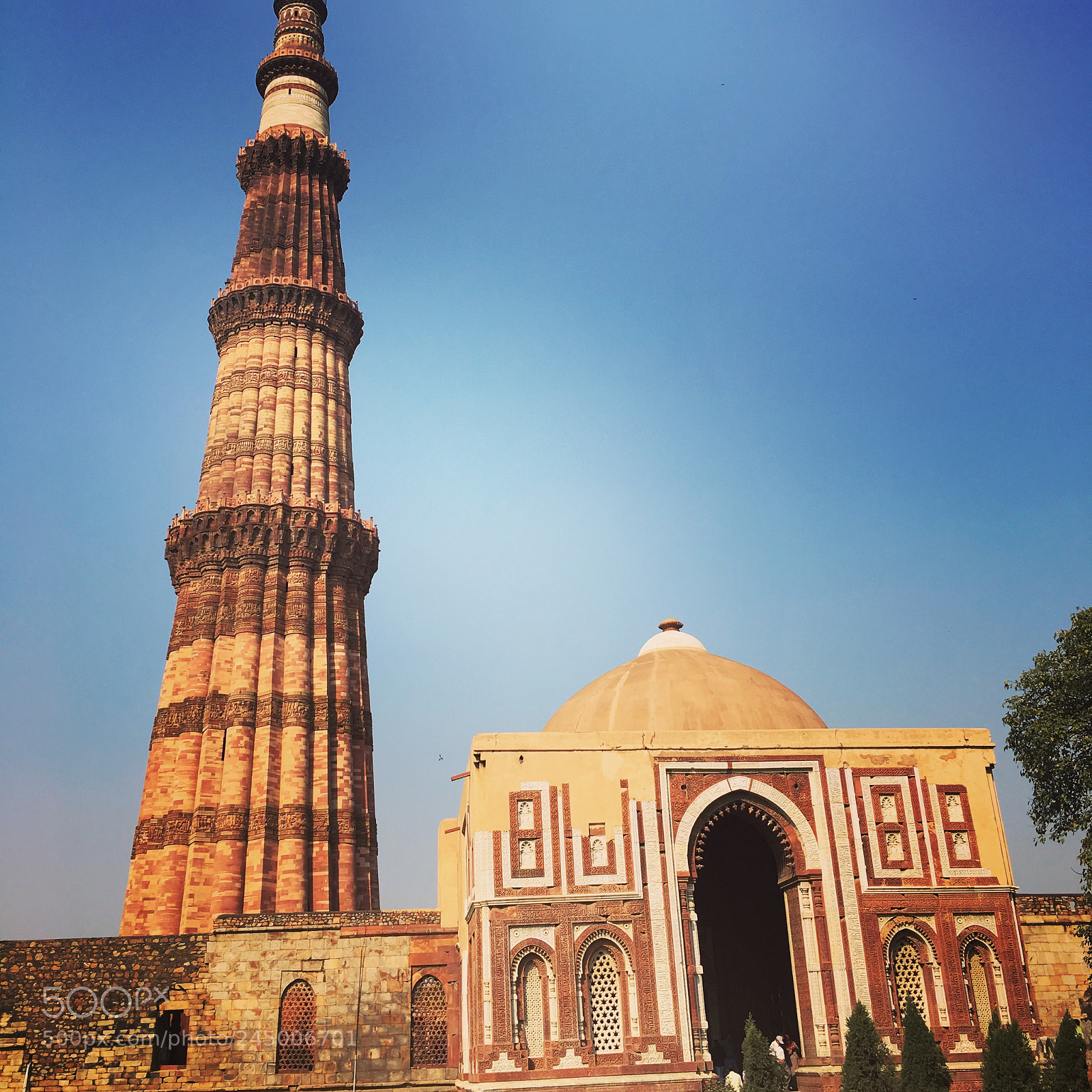 Apple iPhone 6s sample photo. Qutub minar new delhi photography