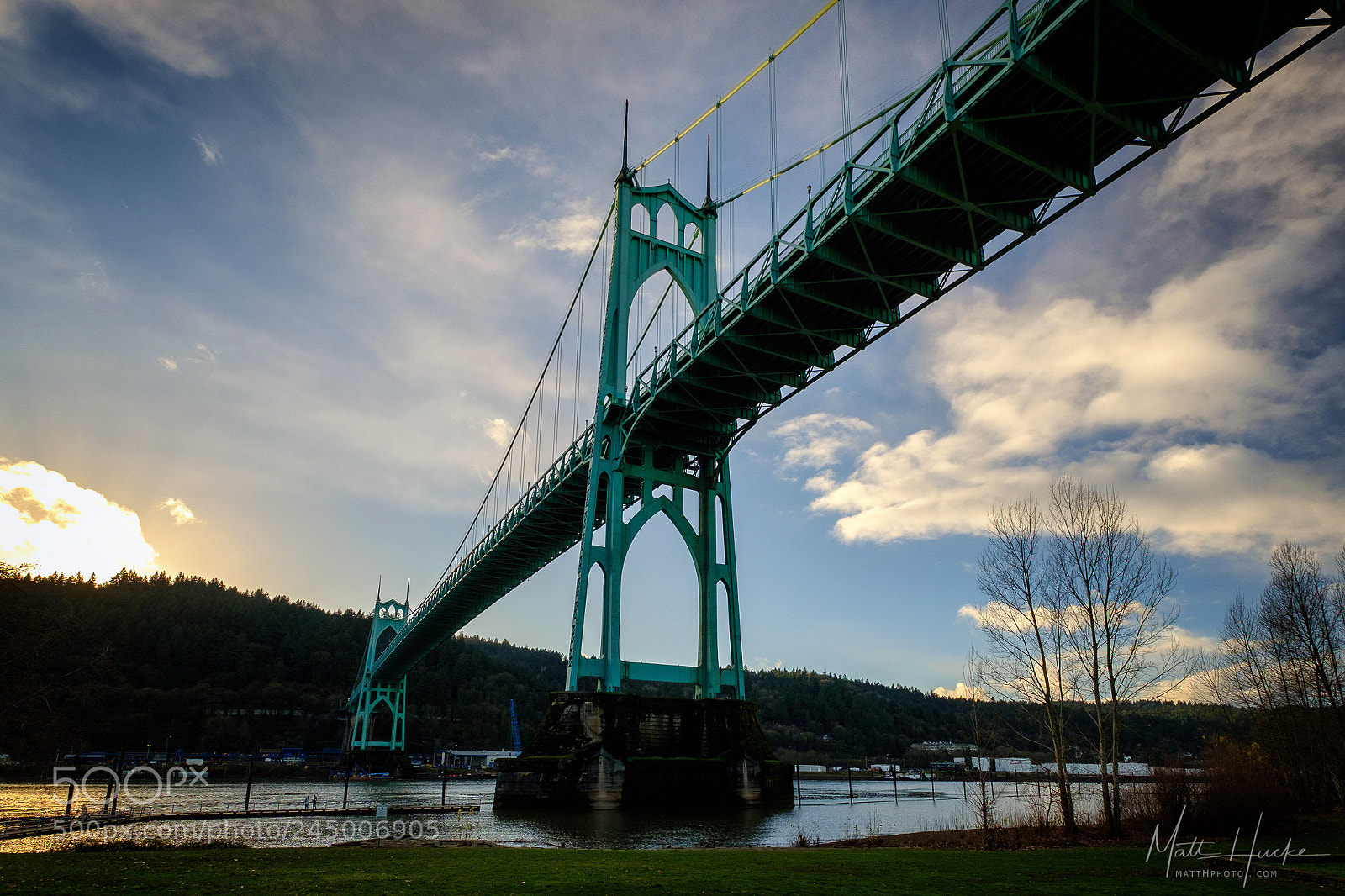 Fujifilm X-T20 sample photo. St johns bridge photography