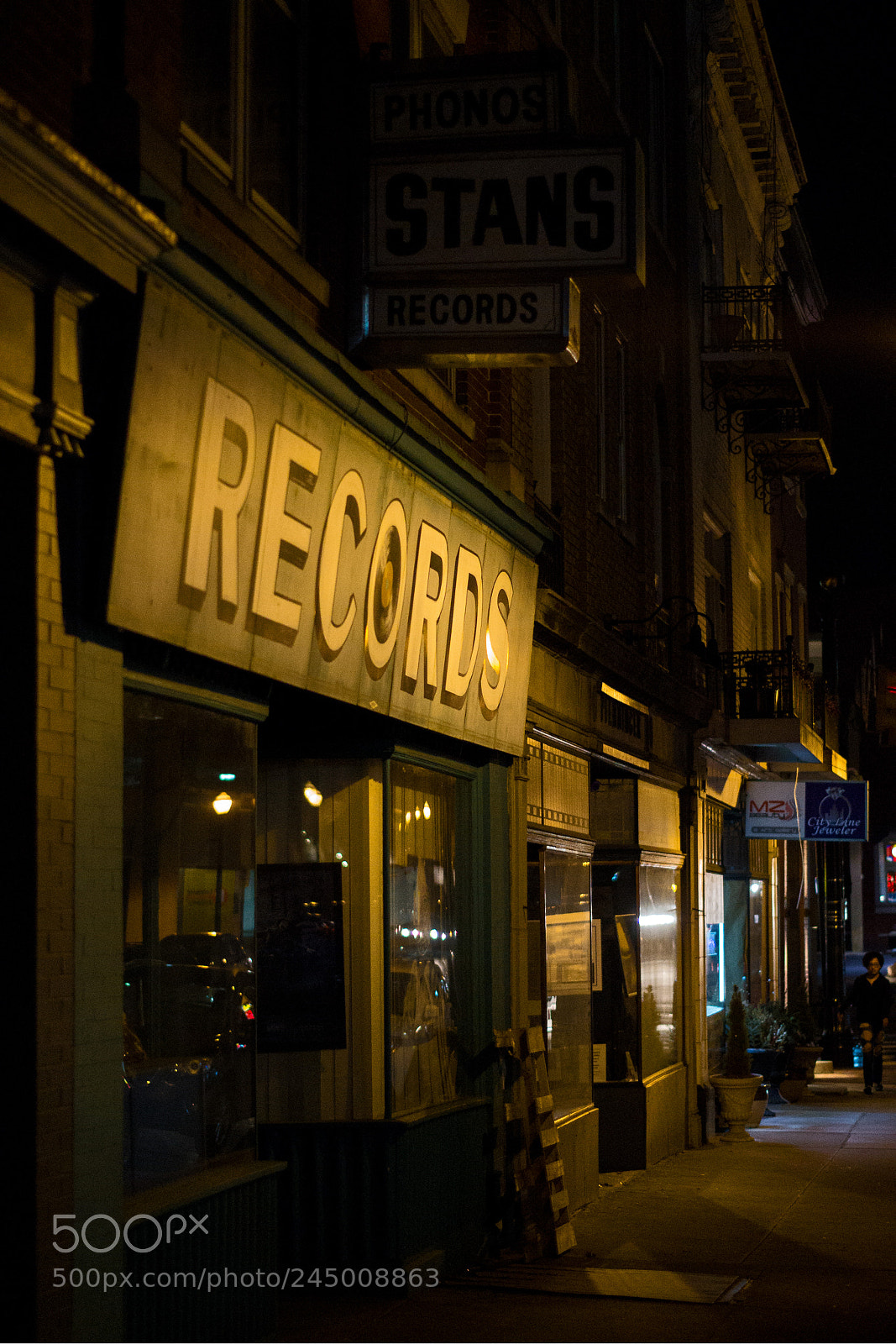 Pentax K-500 sample photo. Stan's records photography