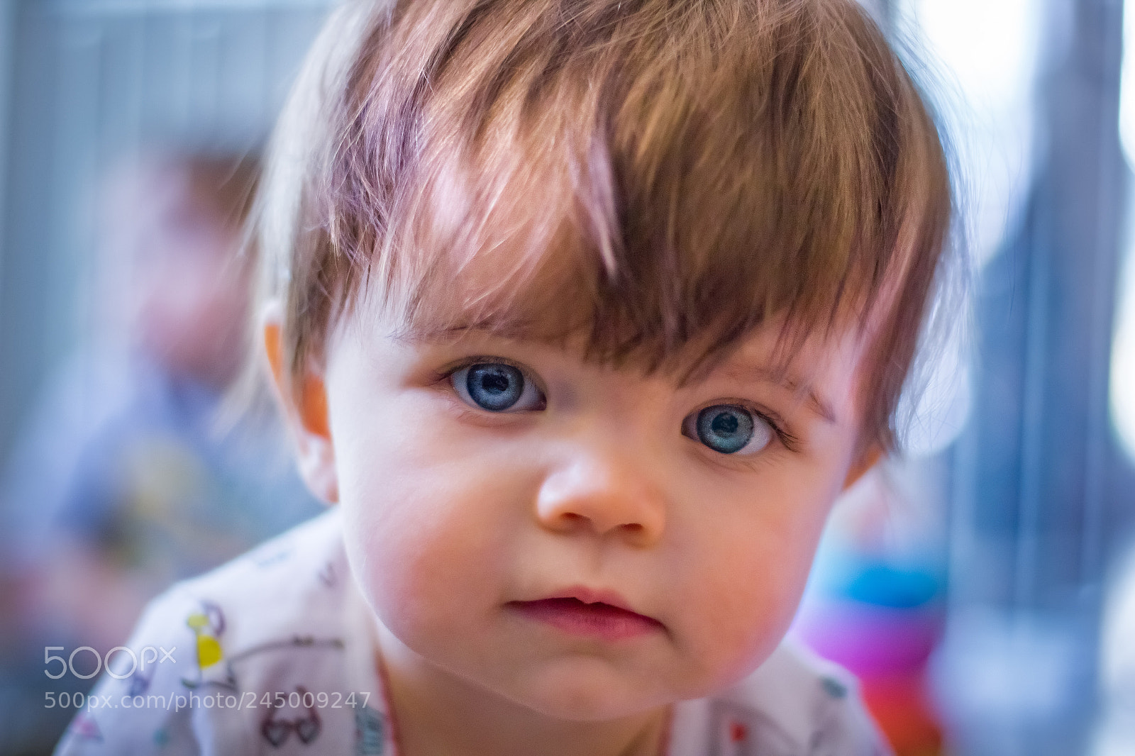 Canon EOS 550D (EOS Rebel T2i / EOS Kiss X4) sample photo. Addison, with the blue photography
