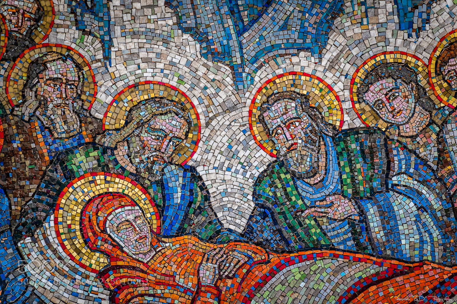 Nikon D5500 sample photo. Church mozaic wall photography