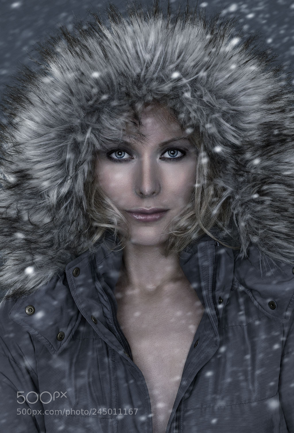 Nikon D800 sample photo. Young women in snow photography