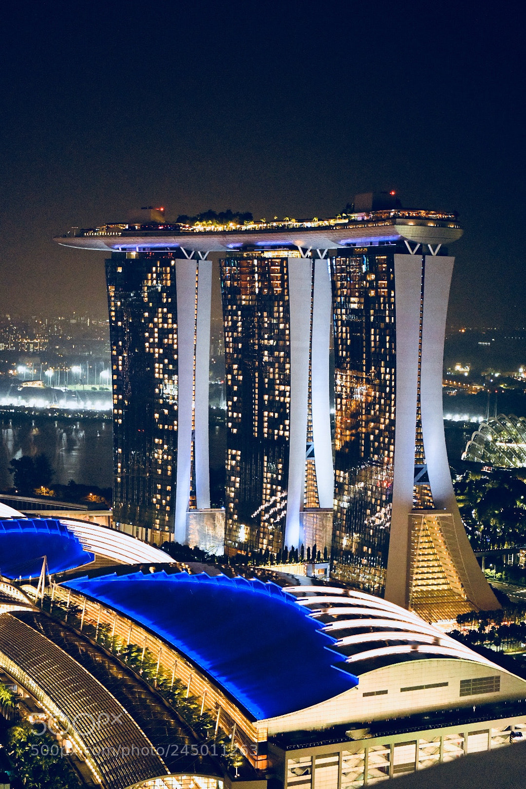 Nikon D850 sample photo. Marina bay sands photography
