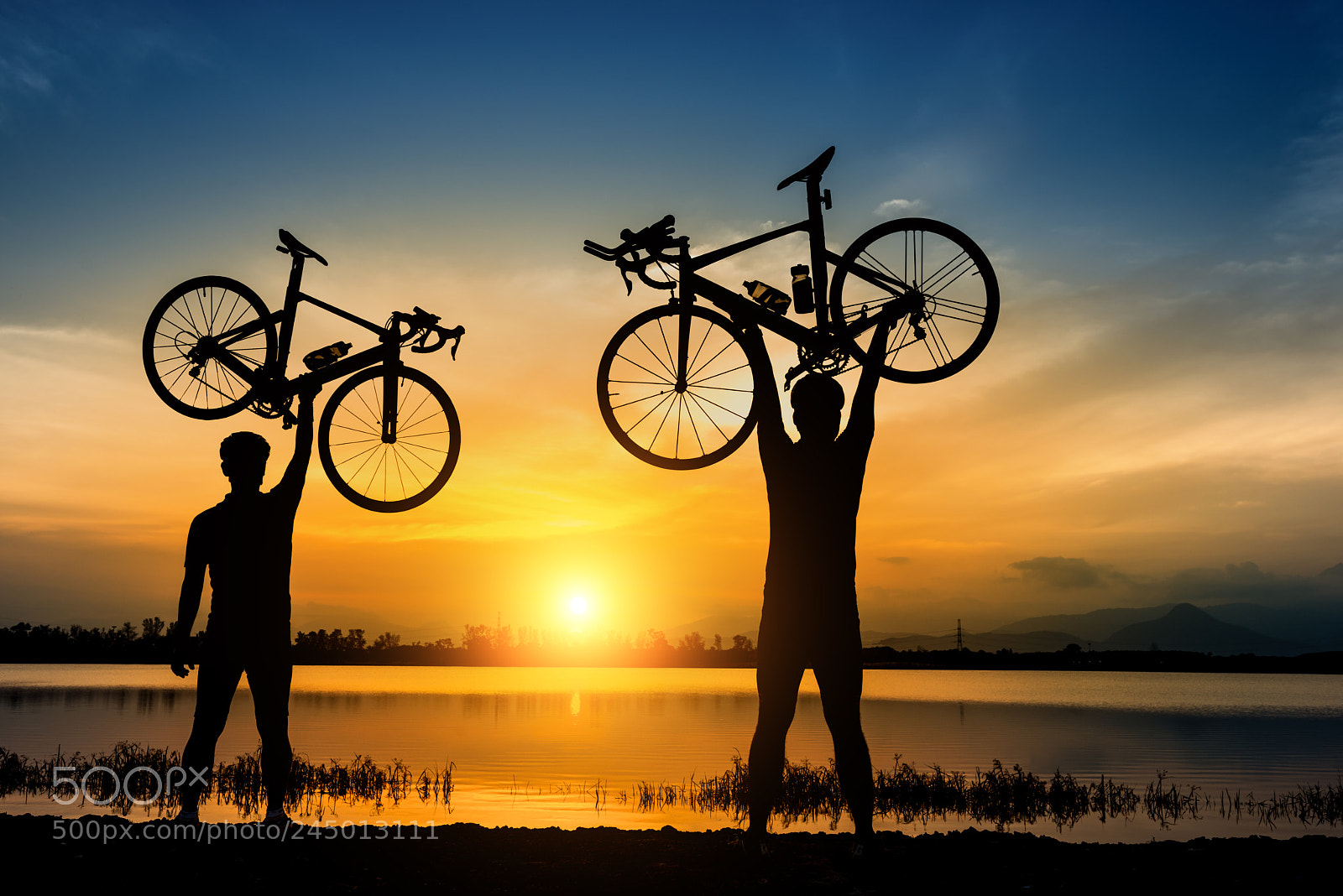Nikon D800 sample photo. Silhouette two man stand photography