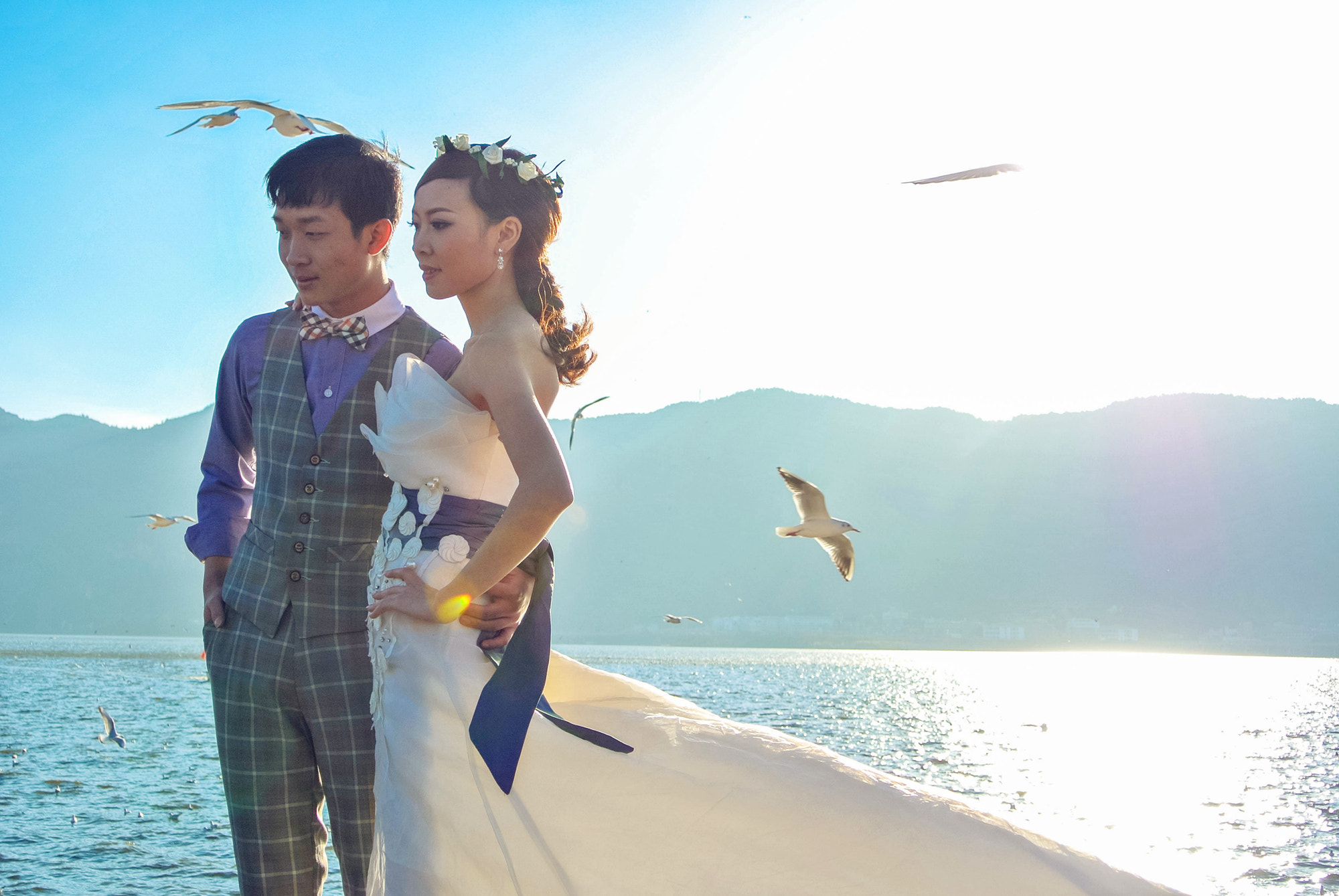 Nikon 1 J2 sample photo. Wedding photography