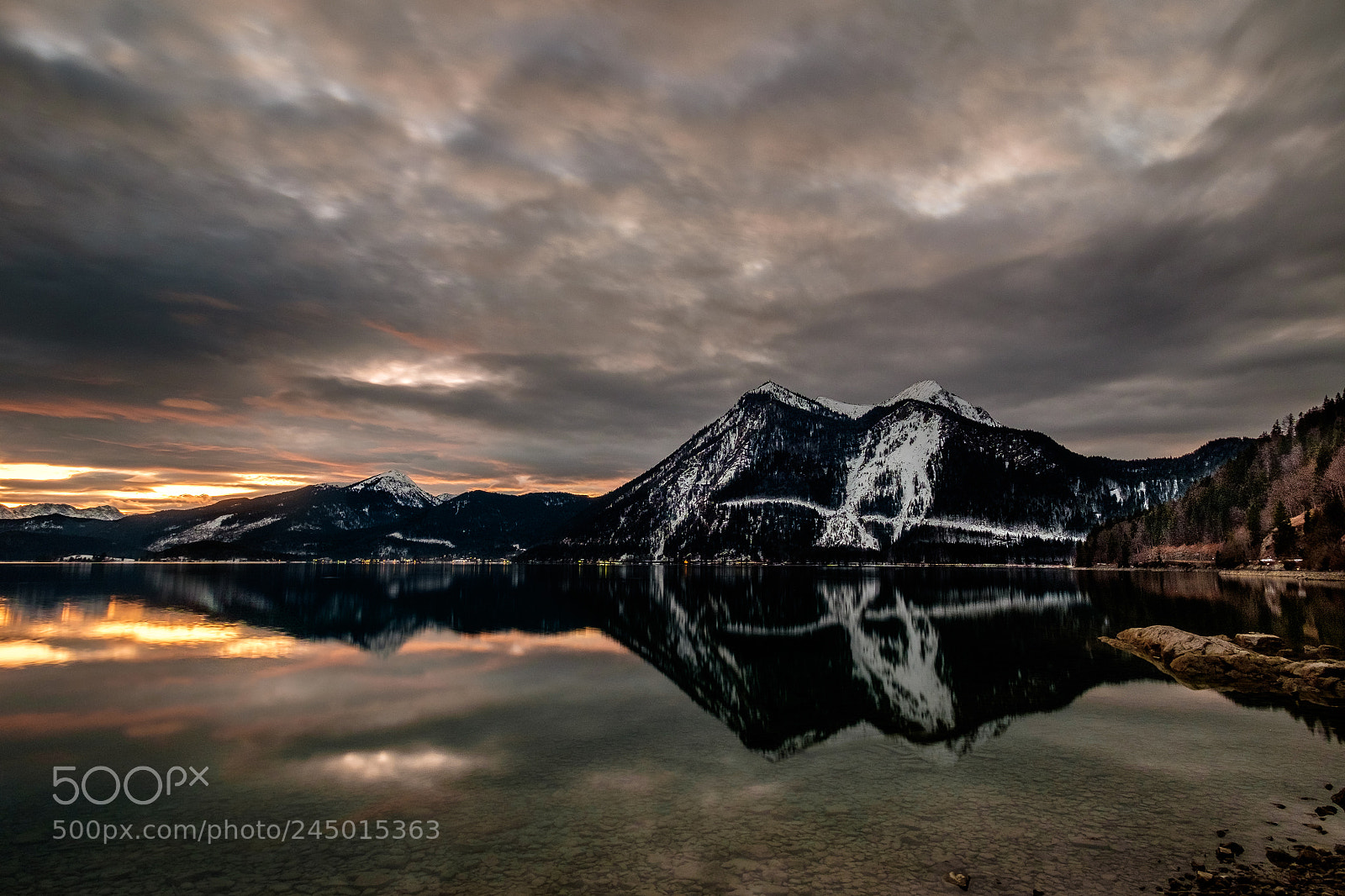 Fujifilm X-T1 sample photo. Lake walchensee ii photography