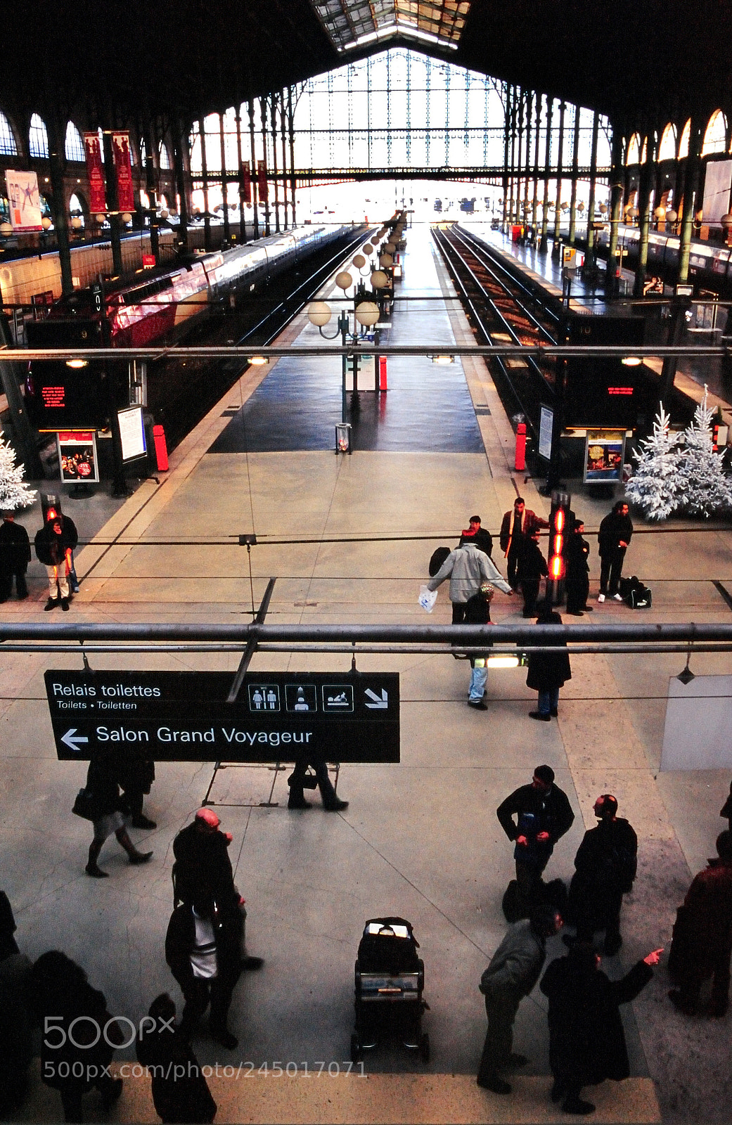 Nikon D700 sample photo. Train station photography