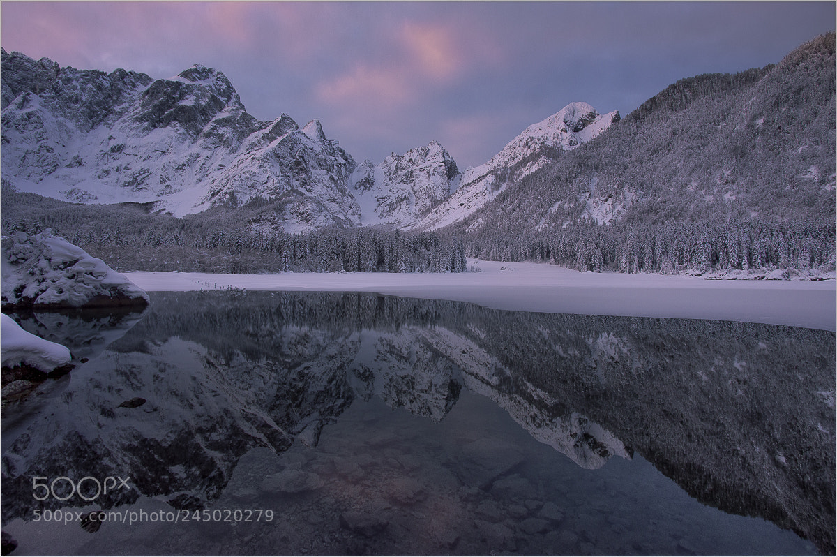 Pentax K-3 sample photo. Lago fusine photography