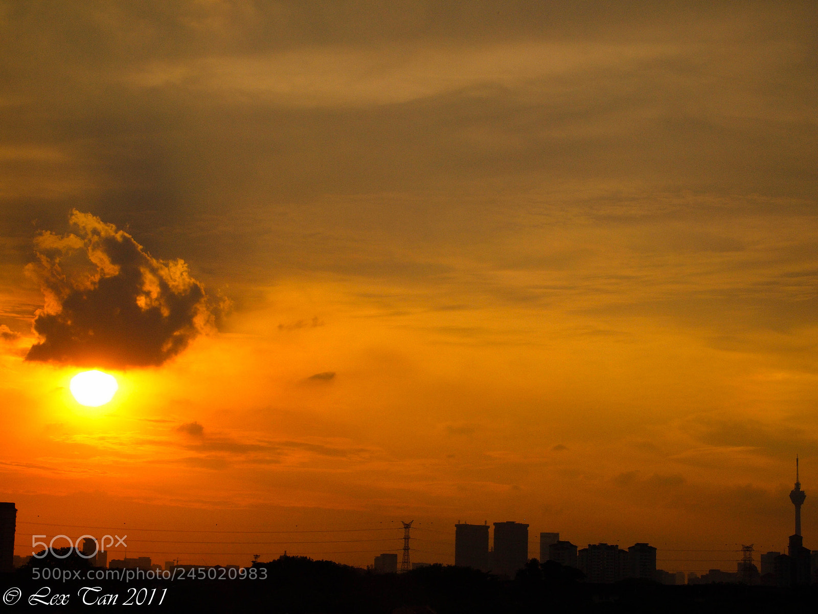 Olympus PEN E-P1 sample photo. Kuala lumpur skyline photography
