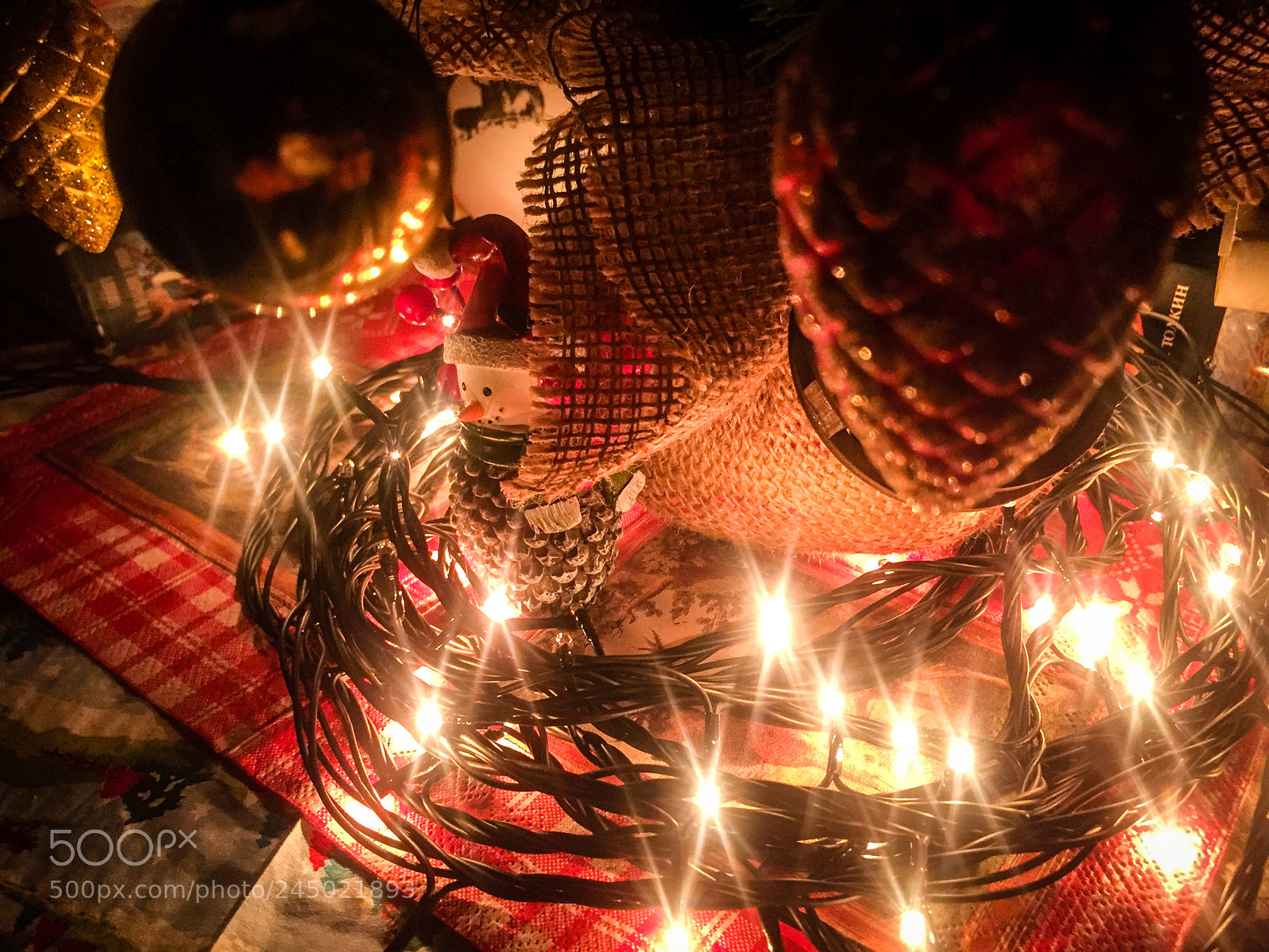 Apple iPhone 6 sample photo. New year lights photography