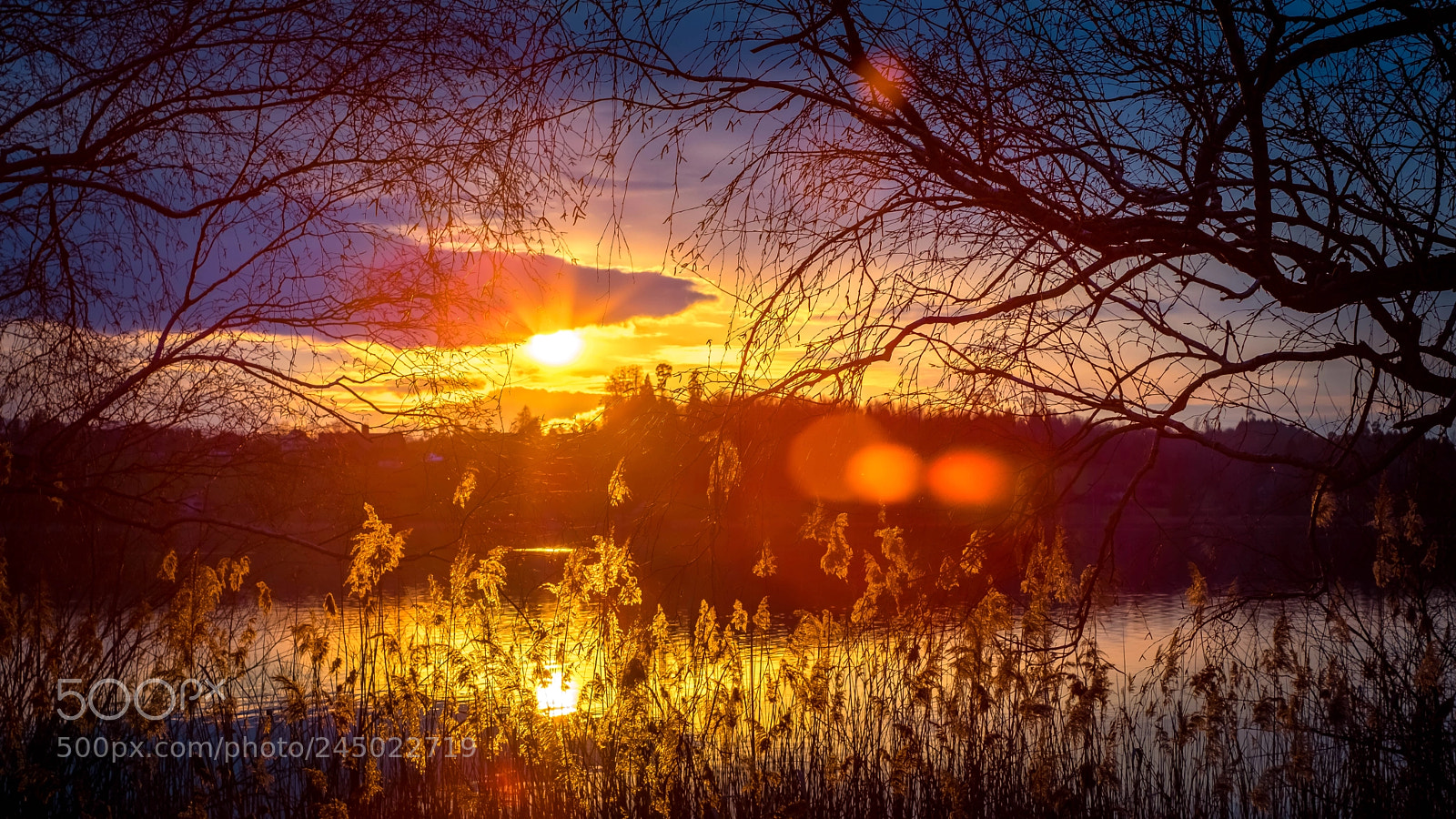 Fujifilm X-T2 sample photo. Sunset on swiss lake photography