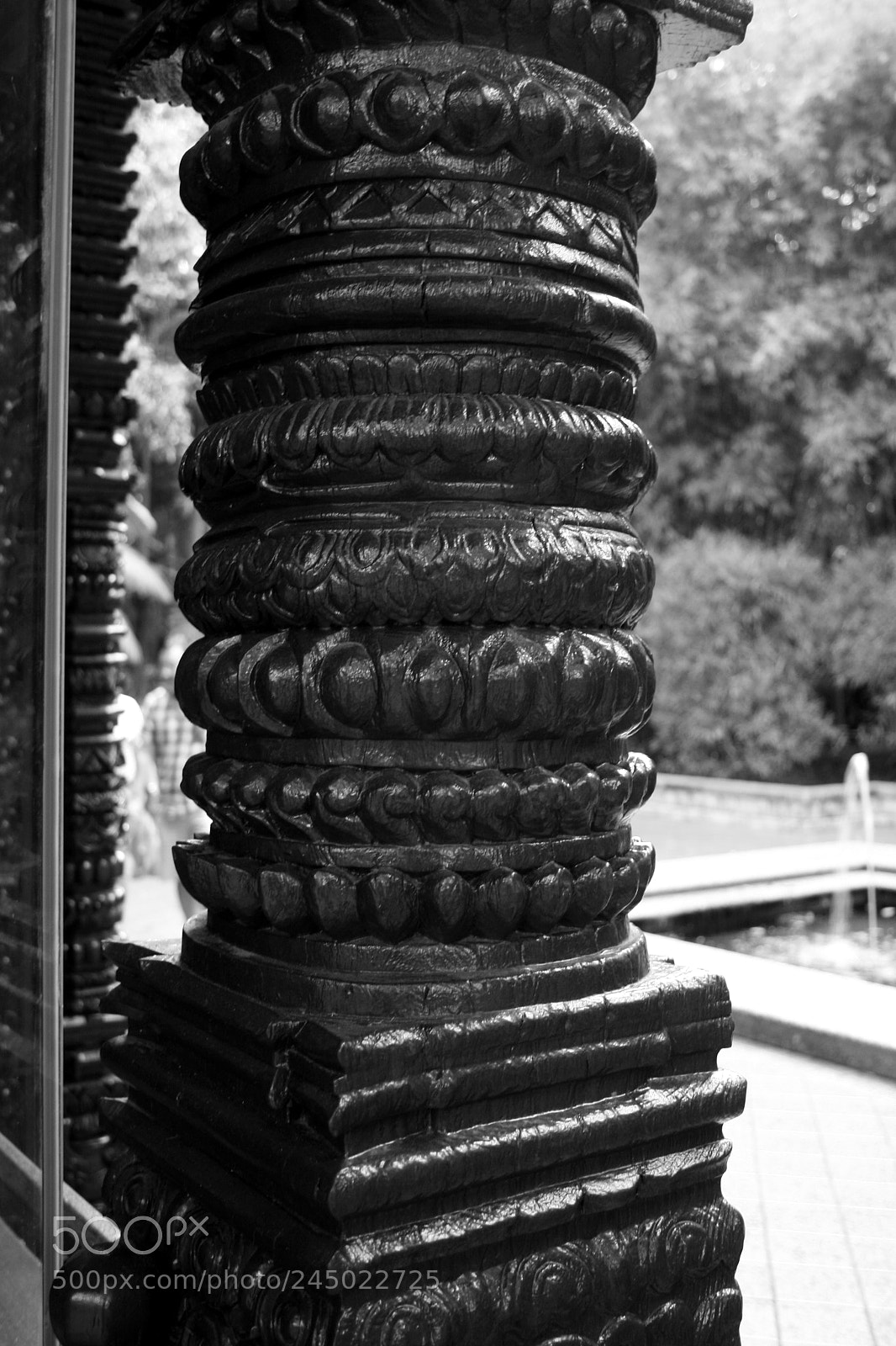 Canon EF-S 18-55mm F3.5-5.6 II sample photo. Nepalese peace pagoda photography