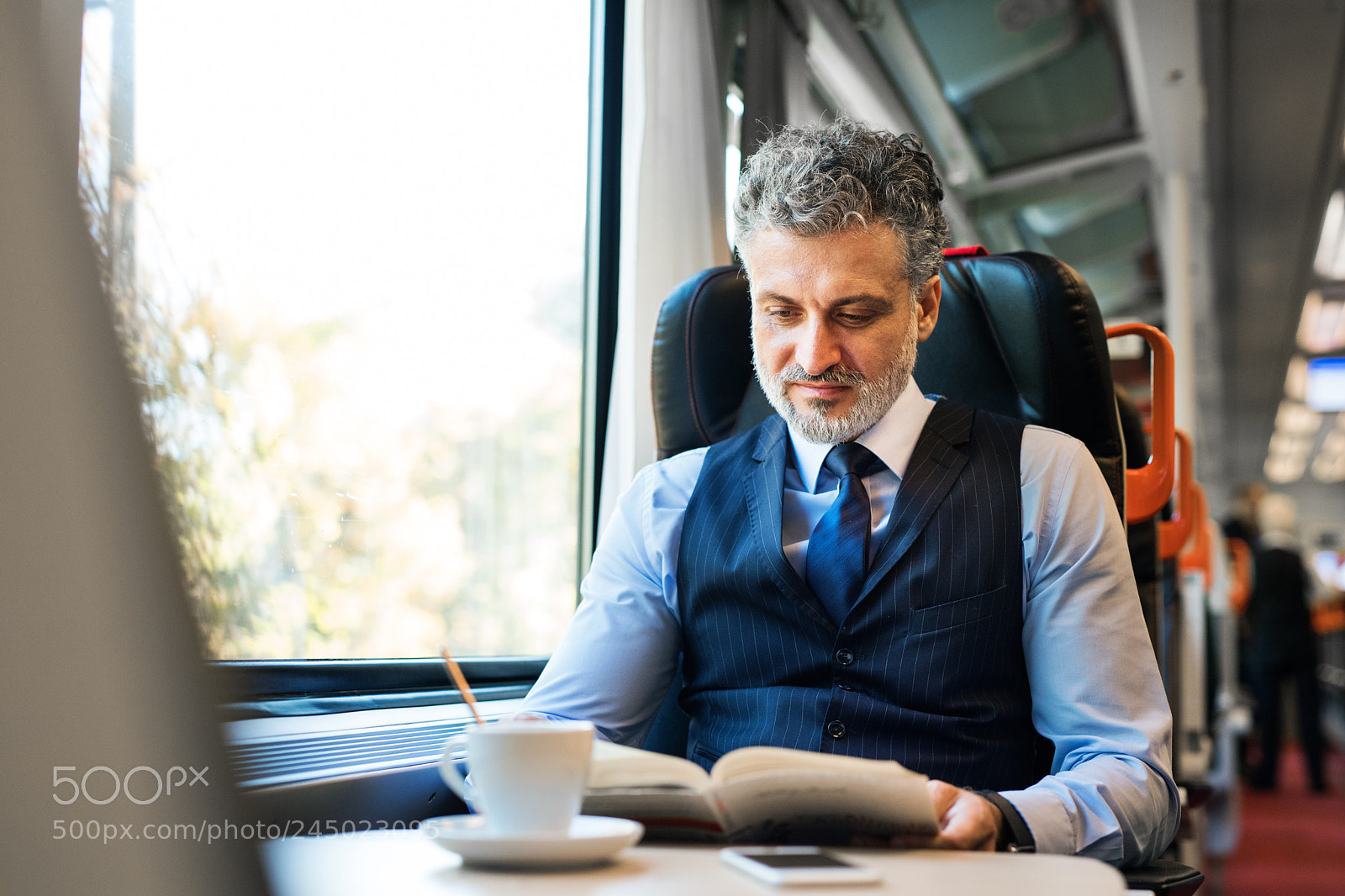 Nikon D5 sample photo. Mature businessman travelling by photography