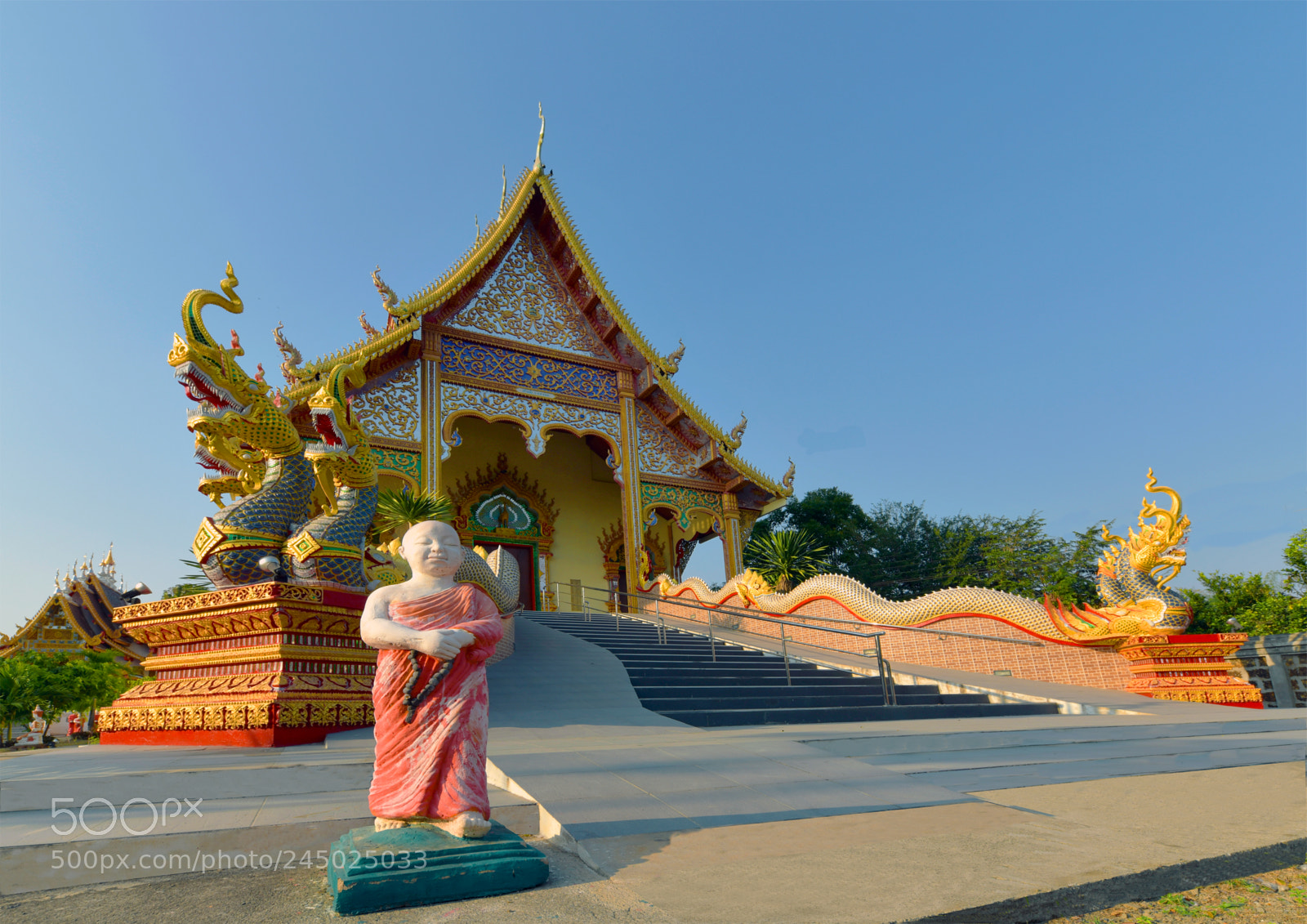 Nikon D850 sample photo. Petit bonze du temple photography