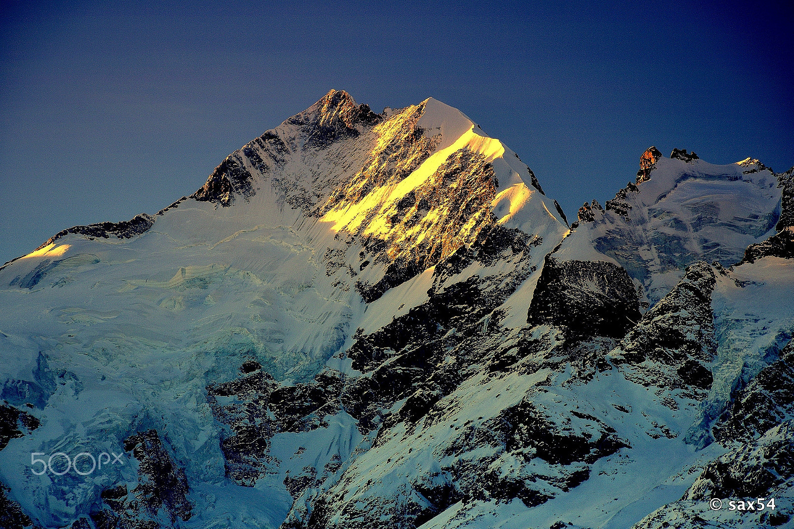 Nikon D500 sample photo. Piz bernina-cresta biancograt-  il primo sole photography