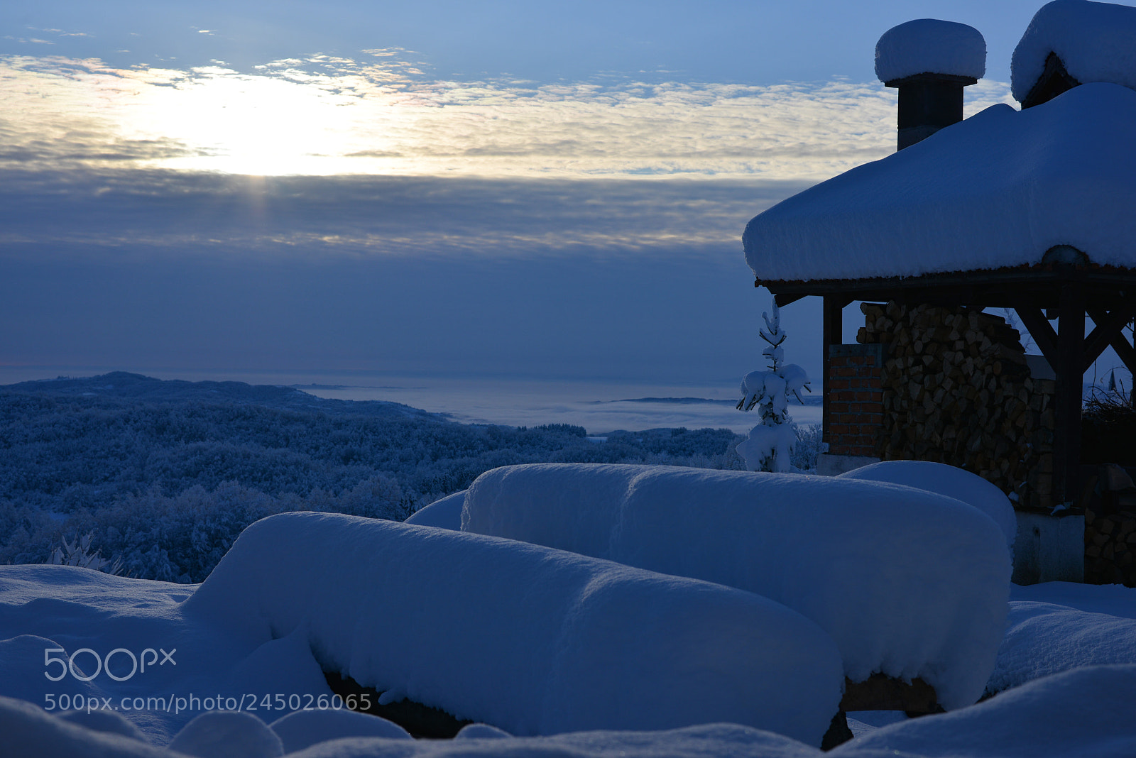 Nikon D800 sample photo. Deep in the snow photography