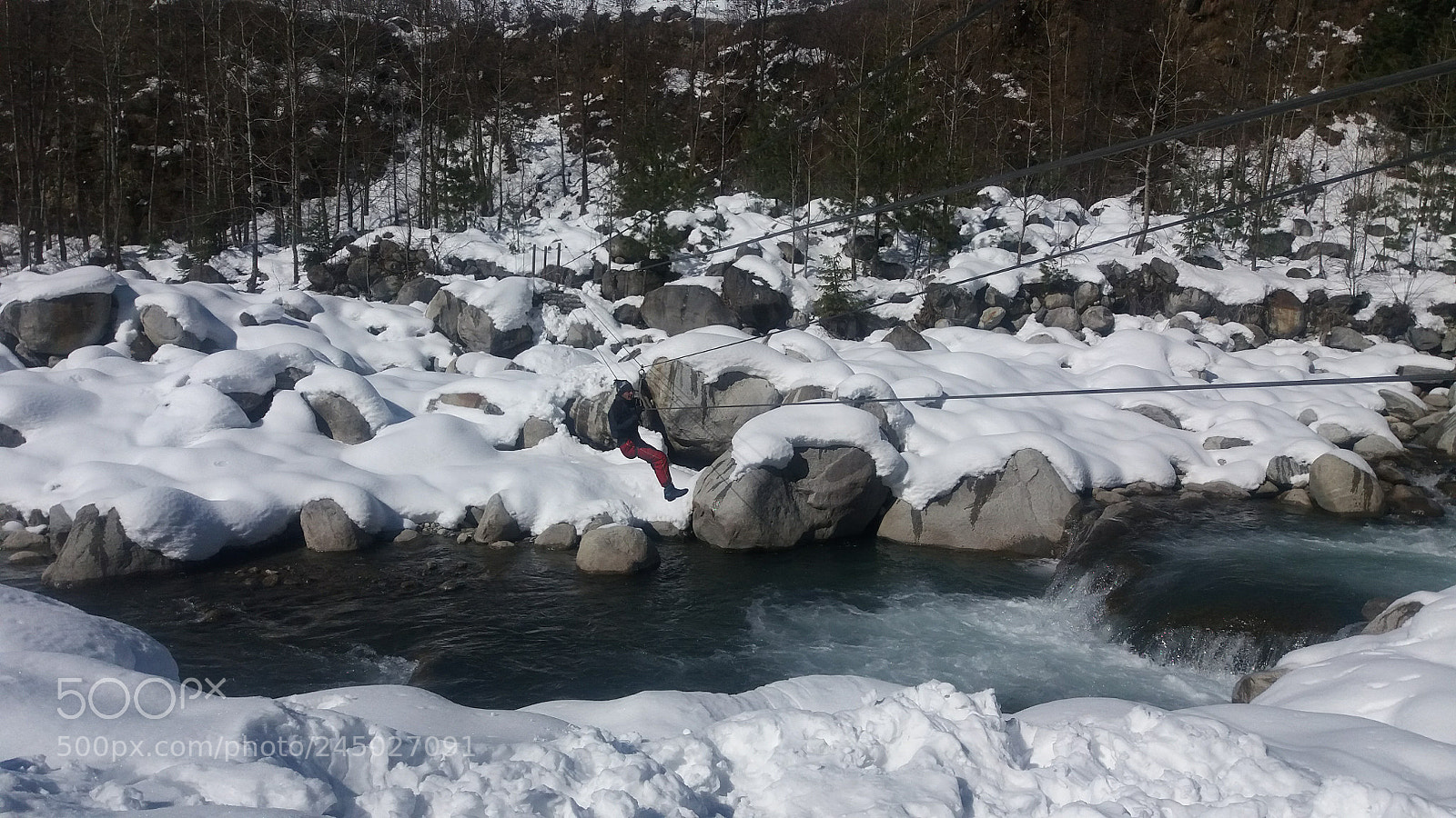 Samsung Galaxy J5 sample photo. Winter at manali, india. photography