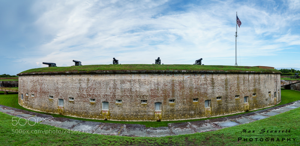 Sony a6300 sample photo. Fort macon nc panno photography