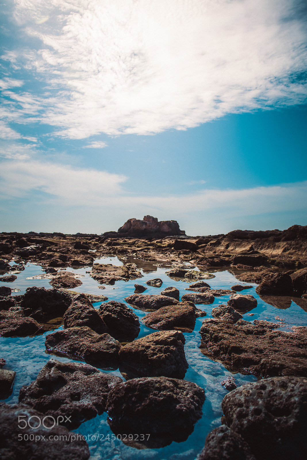 Nikon D810 sample photo. Rocky lagoon photography