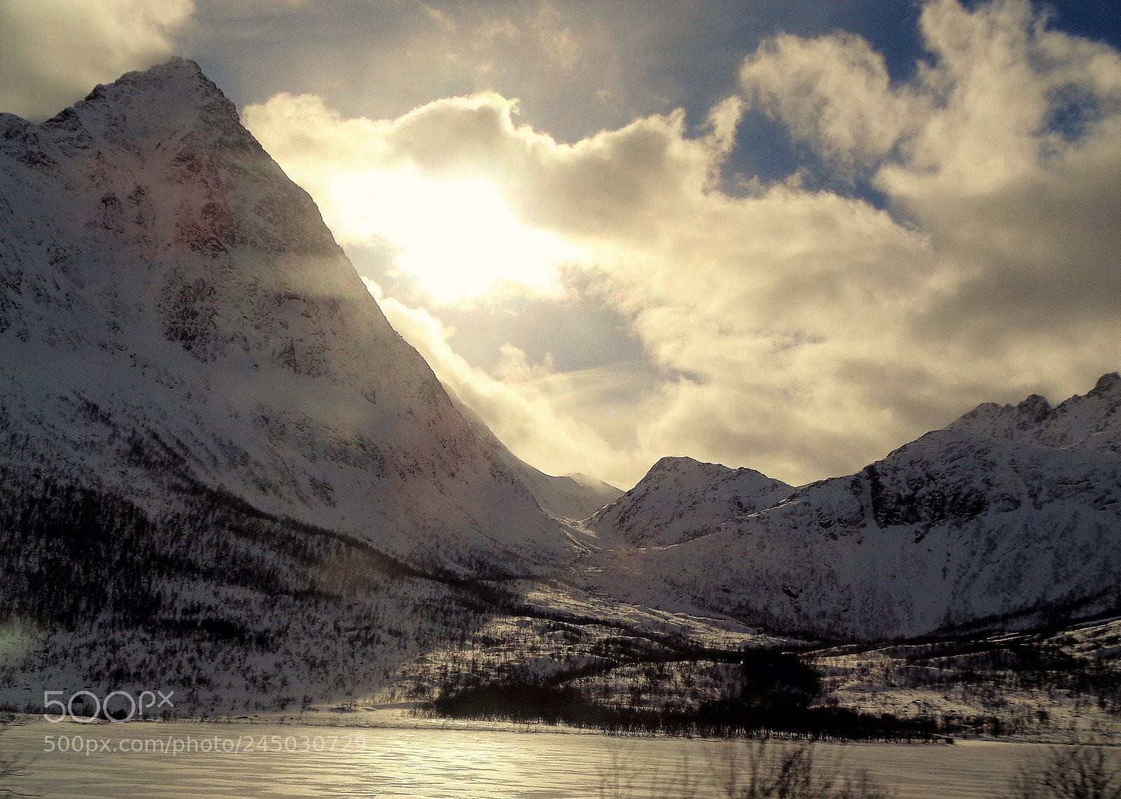 Sony Cyber-shot DSC-W830 sample photo. Winter in northern norway photography