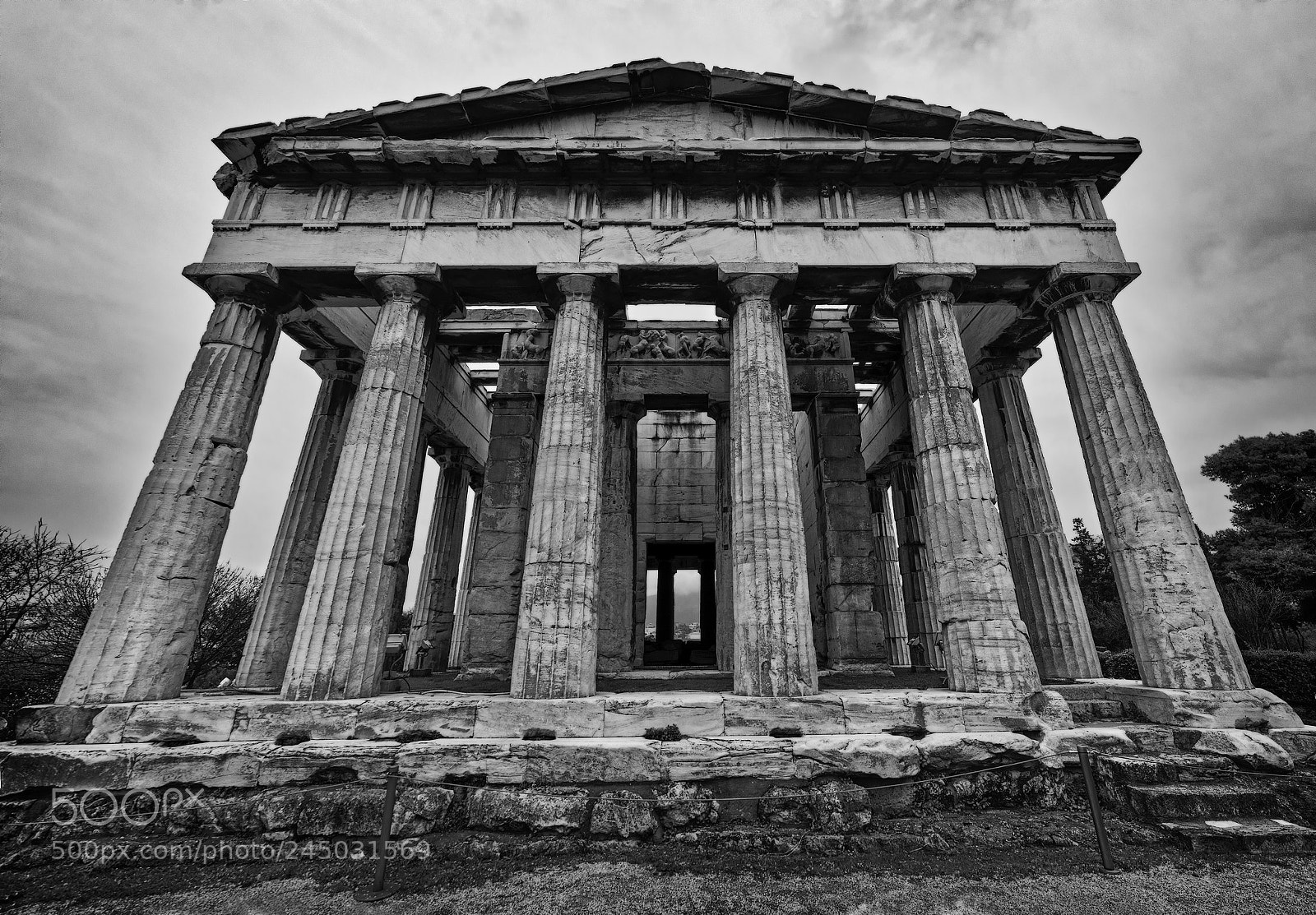 Nikon D610 sample photo. The temple of hephaestus photography
