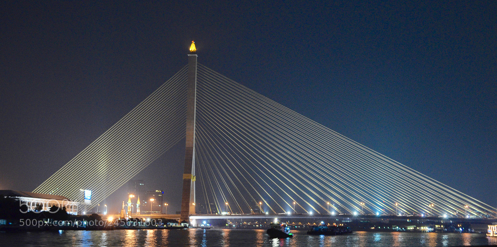 Nikon D5100 sample photo. Bridge at night photography