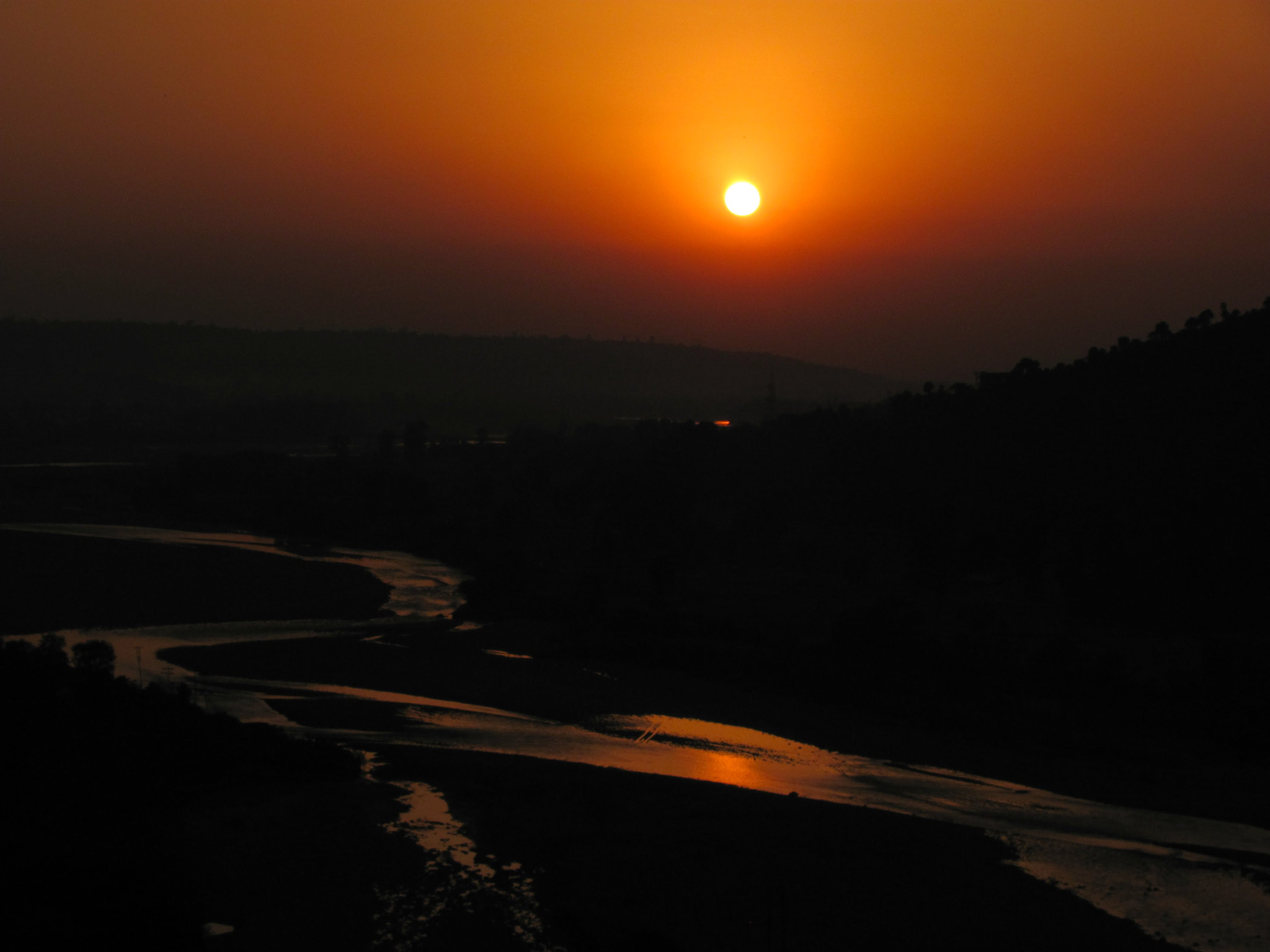 Canon PowerShot SX120 IS sample photo. Sunset photography