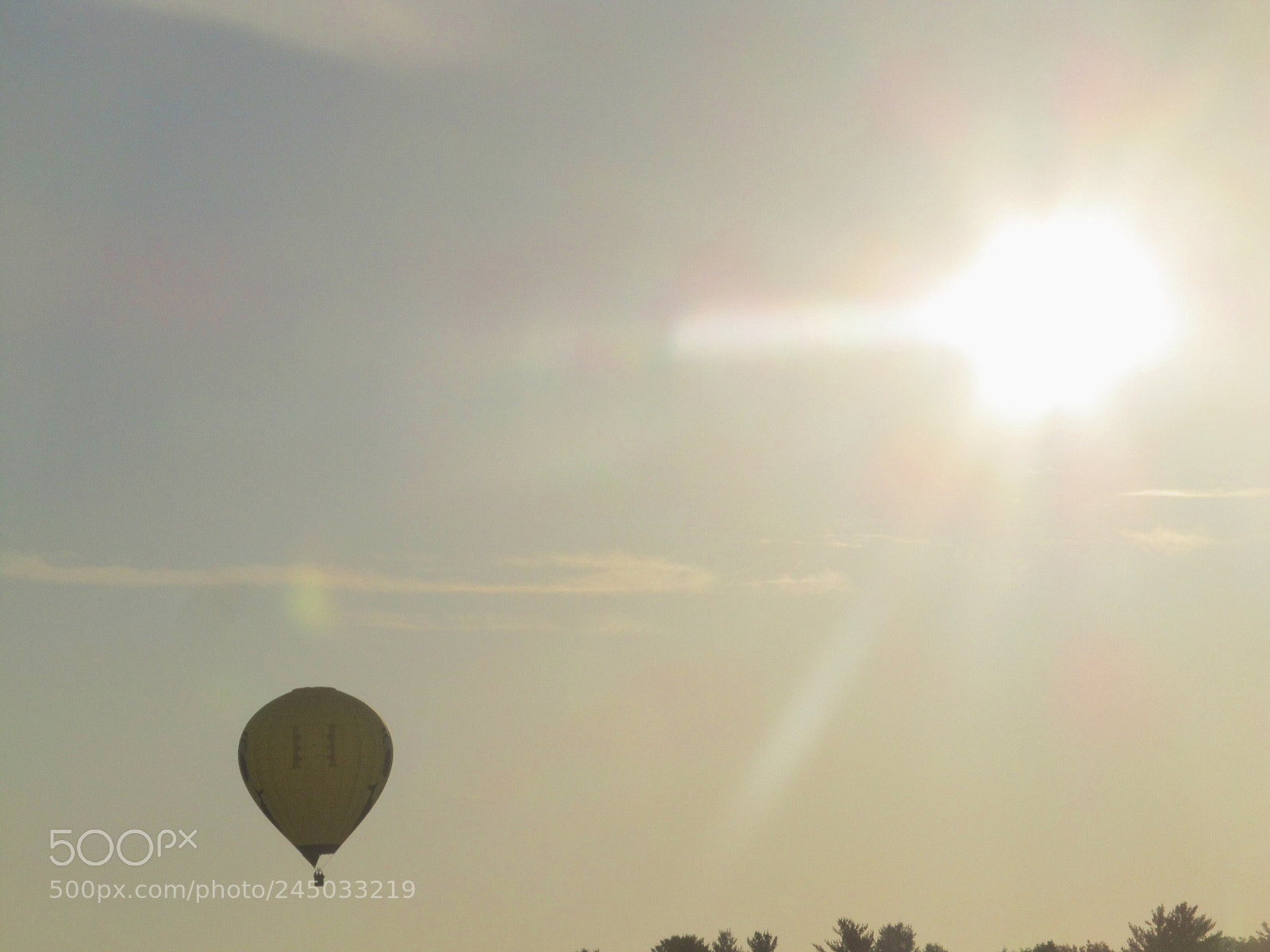 Canon PowerShot SX130 IS sample photo. Ballon at sunrise photography