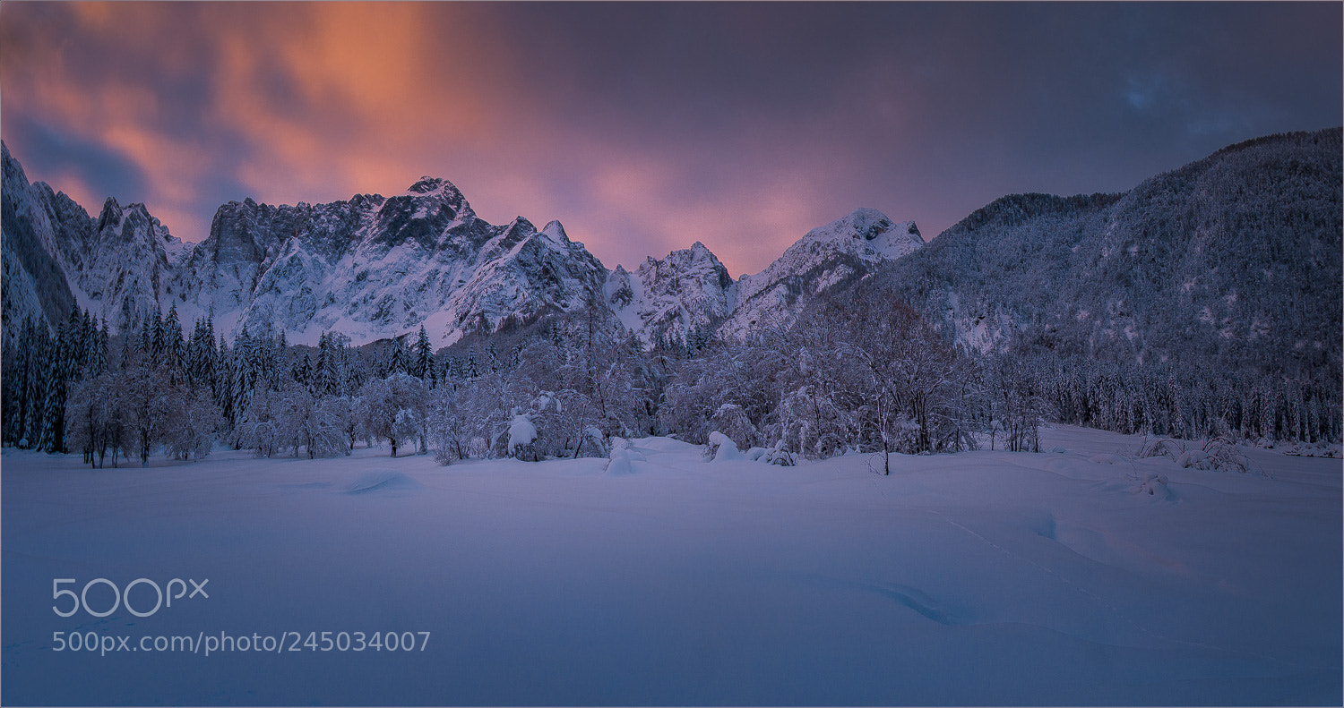 Pentax K-3 sample photo. Winterpanorama photography