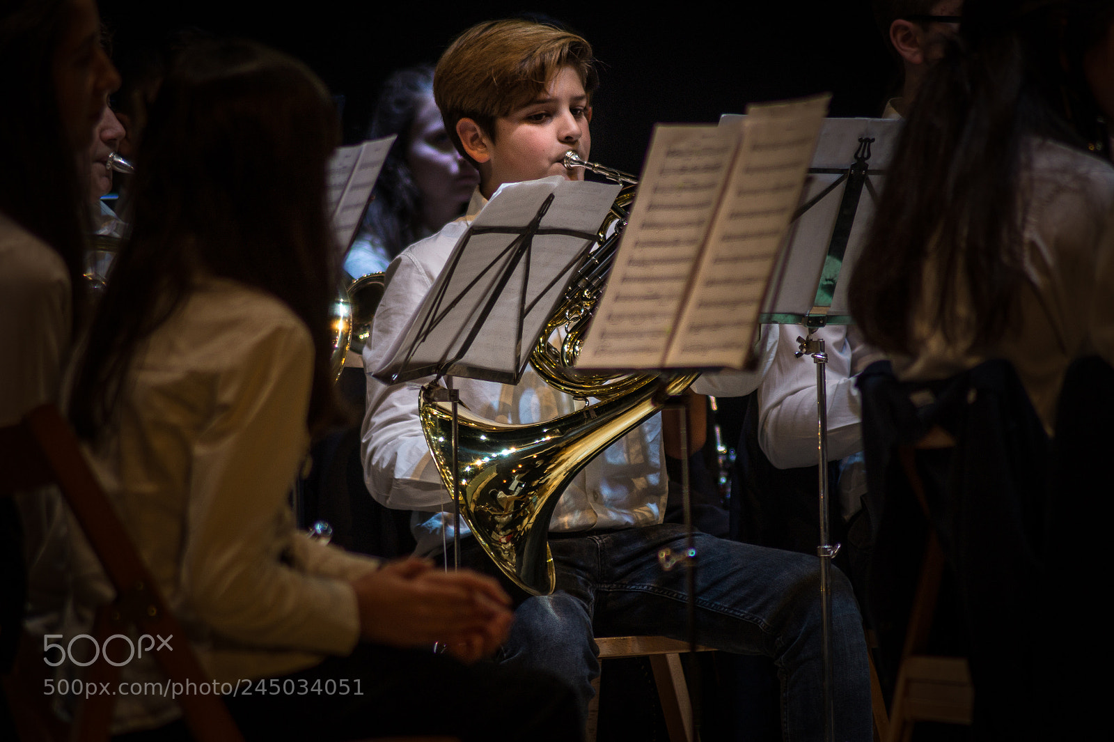 Sony SLT-A58 sample photo. Thirtyfive project365 french horn photography