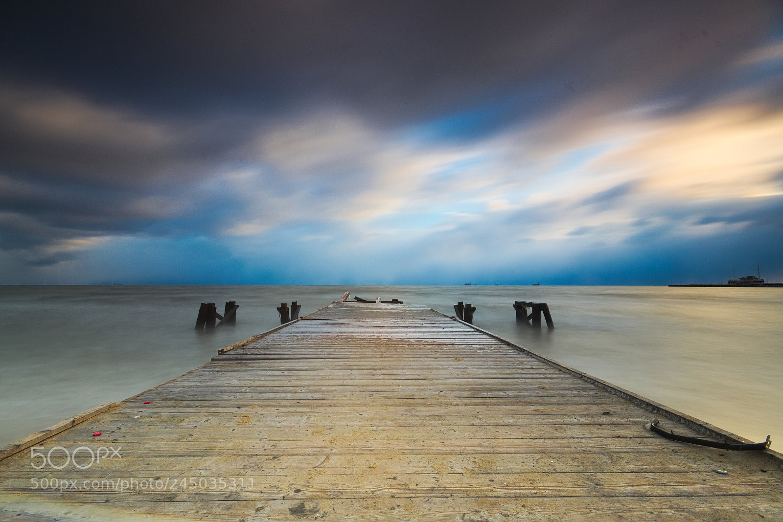 Pentax K-S2 sample photo. Old pier in sopot photography