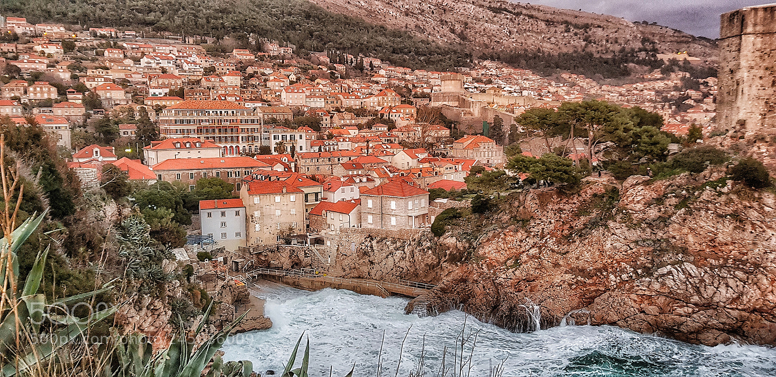 Samsung Galaxy S8+ sample photo. Dubrovnik from the other photography