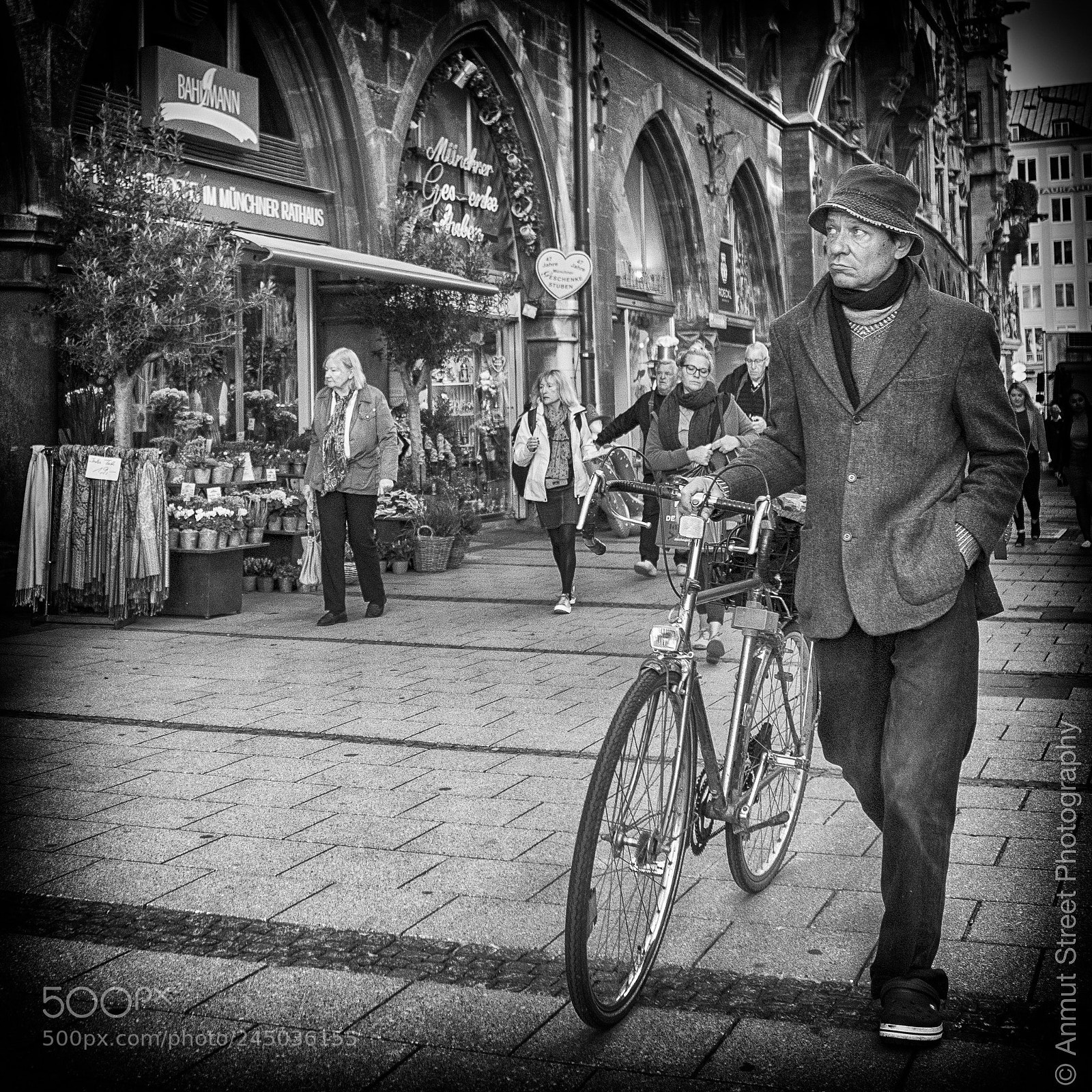 Panasonic Lumix DMC-GX85 (Lumix DMC-GX80 / Lumix DMC-GX7 Mark II) sample photo. Walk your bike photography