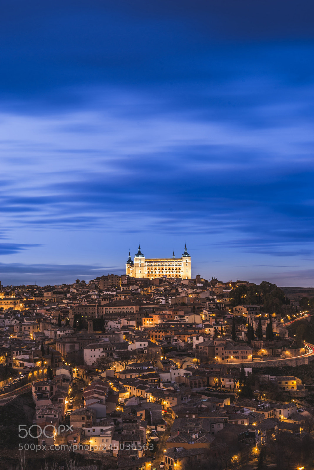 Nikon D610 sample photo. Toledo nocturno photography