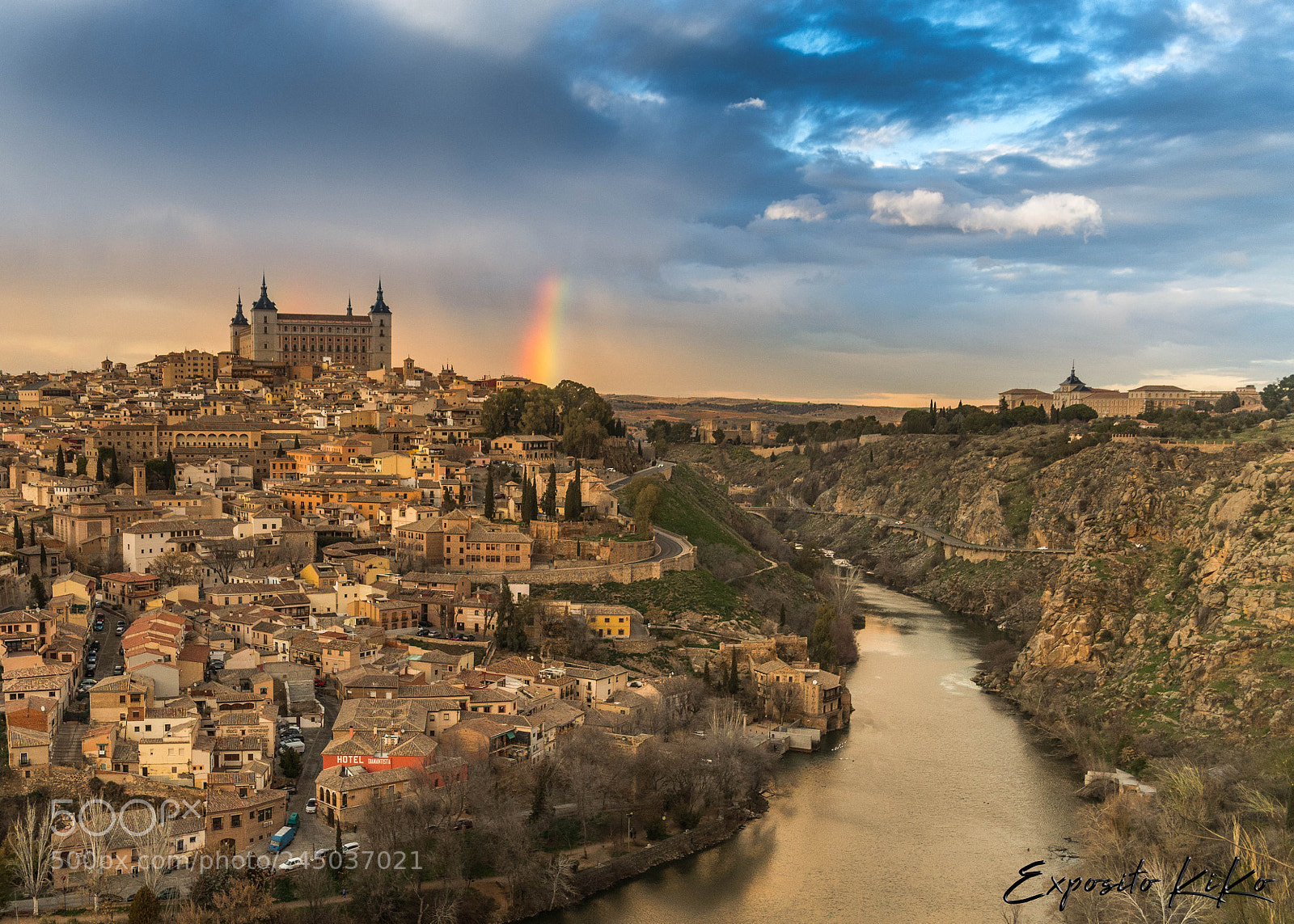 Nikon D610 sample photo. Toledo al atardecer photography
