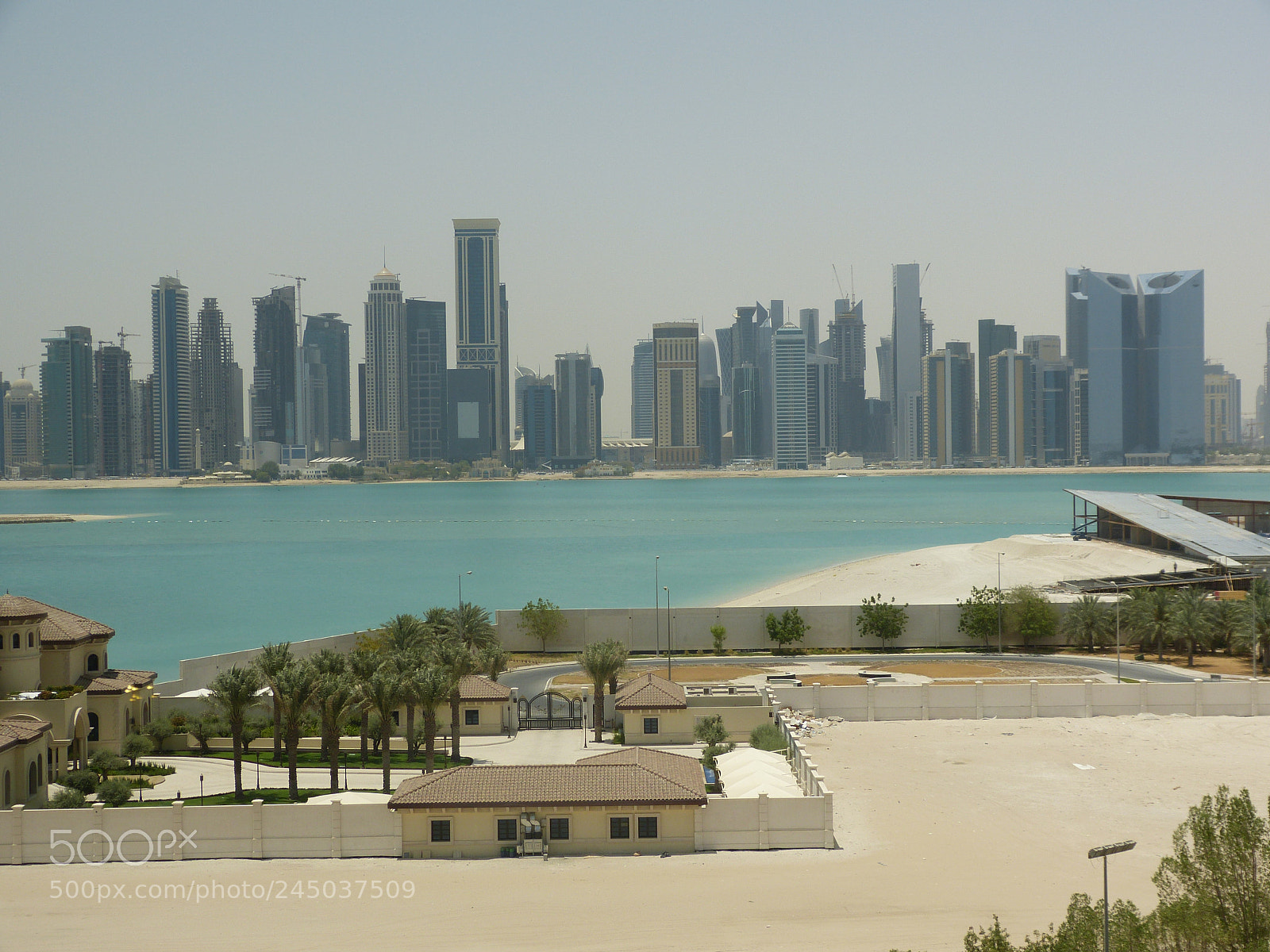 Panasonic Lumix DMC-FZ150 sample photo. Skyline - qatar photography