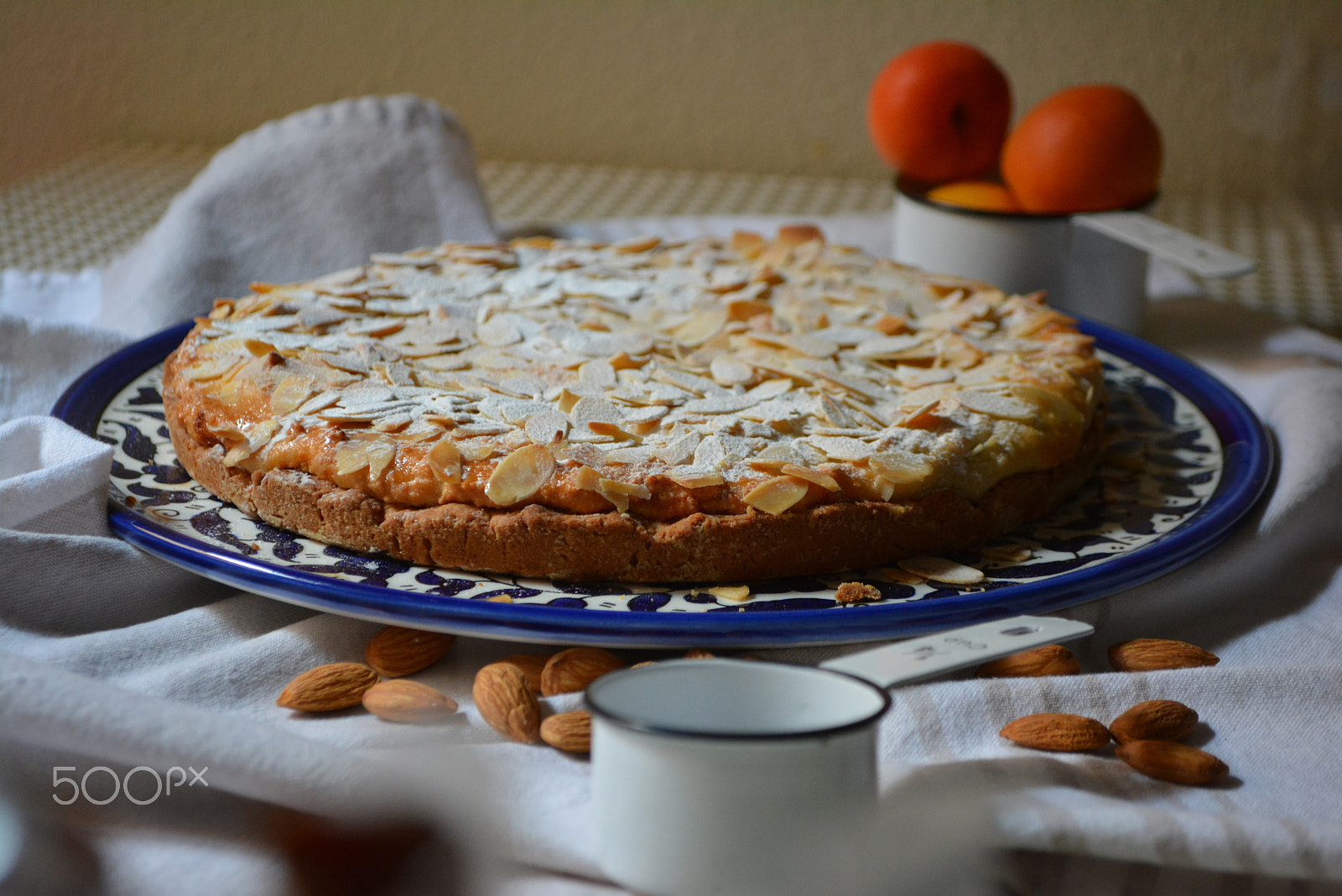 Nikon D7100 sample photo. Almond abricot tarte photography