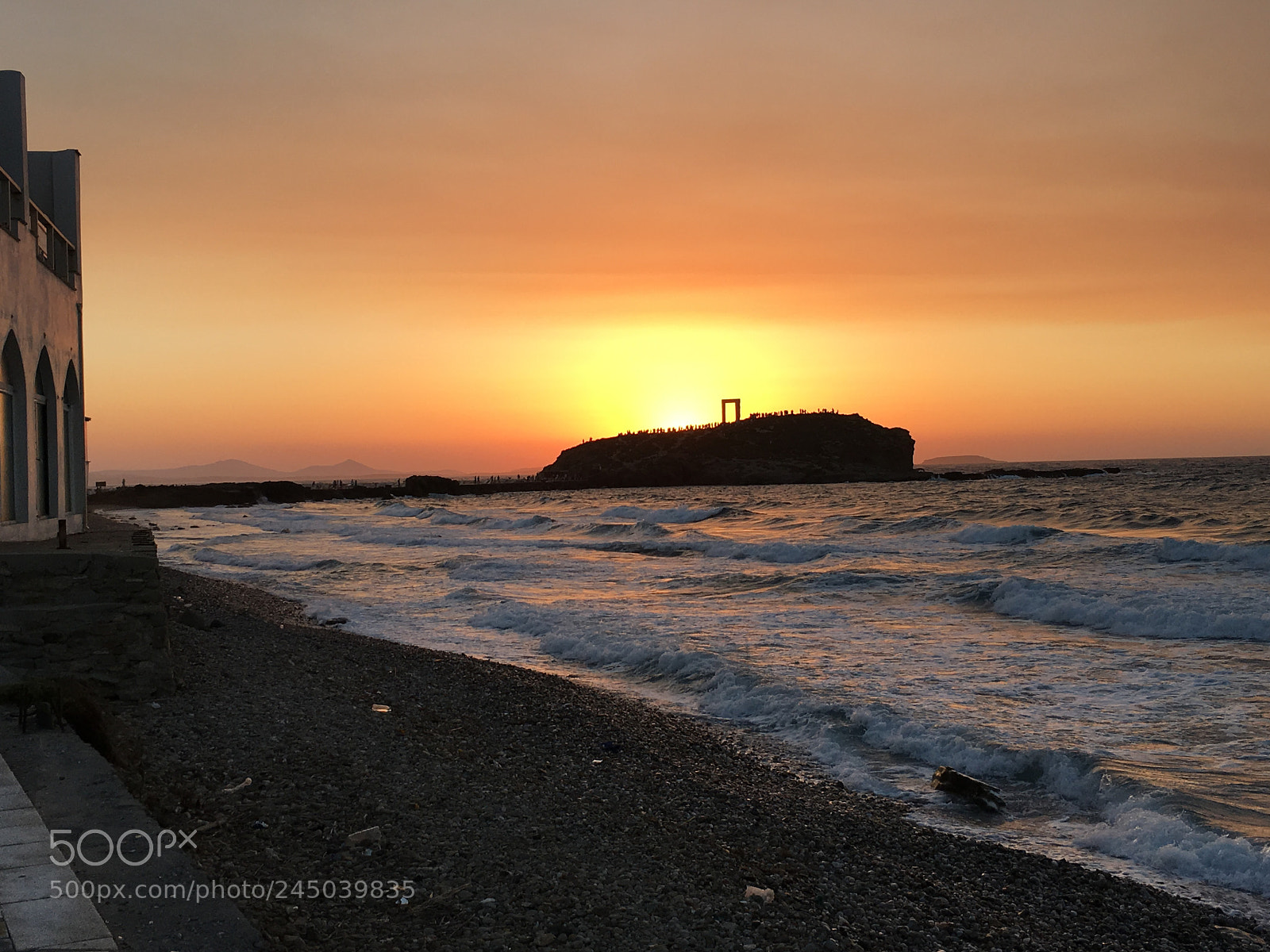 Apple iPhone 6s sample photo. Naxos sunset photography