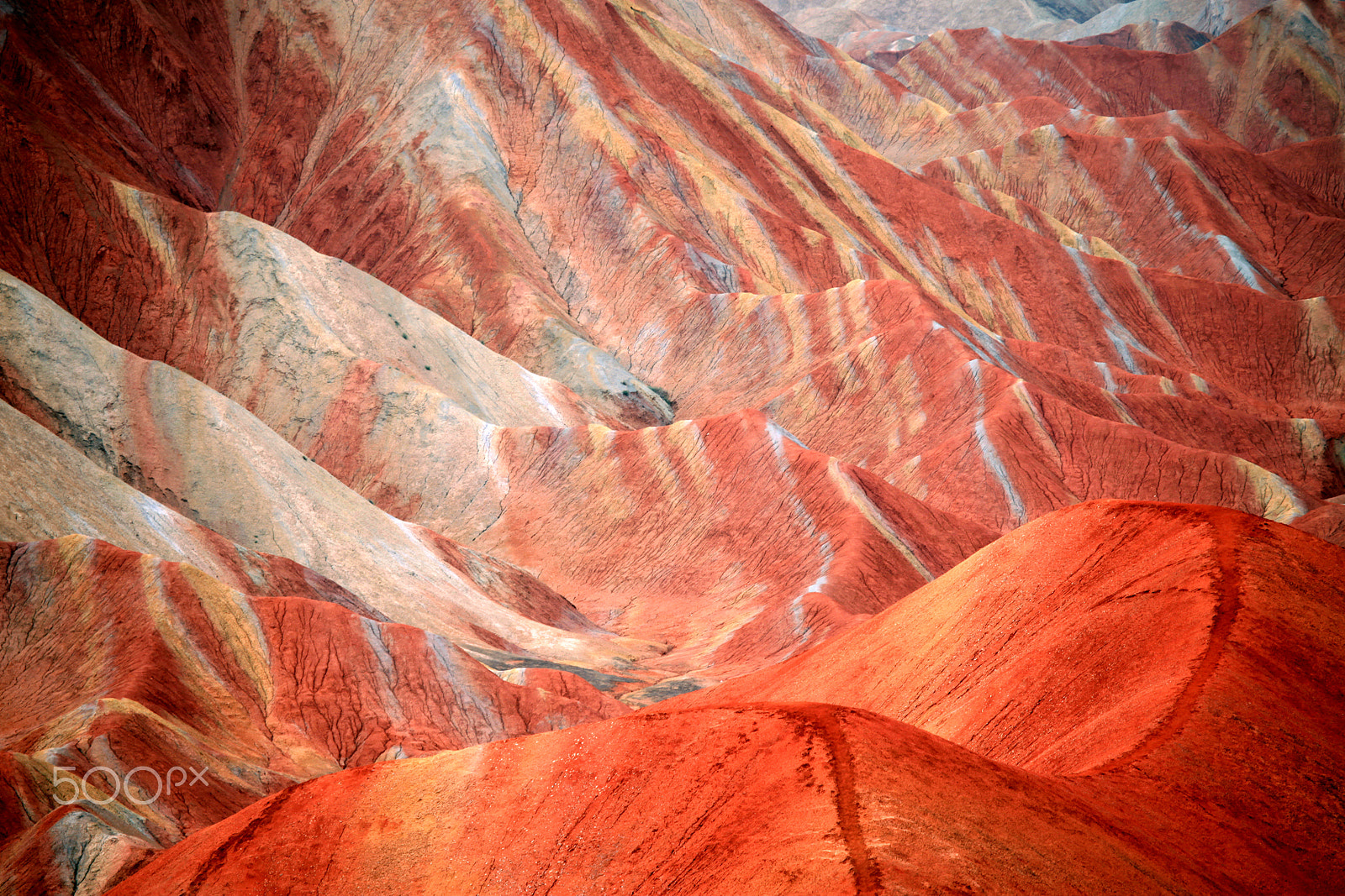Canon EOS 5D Mark II + Canon EF 100-400mm F4.5-5.6L IS USM sample photo. The colorful hills-2 photography