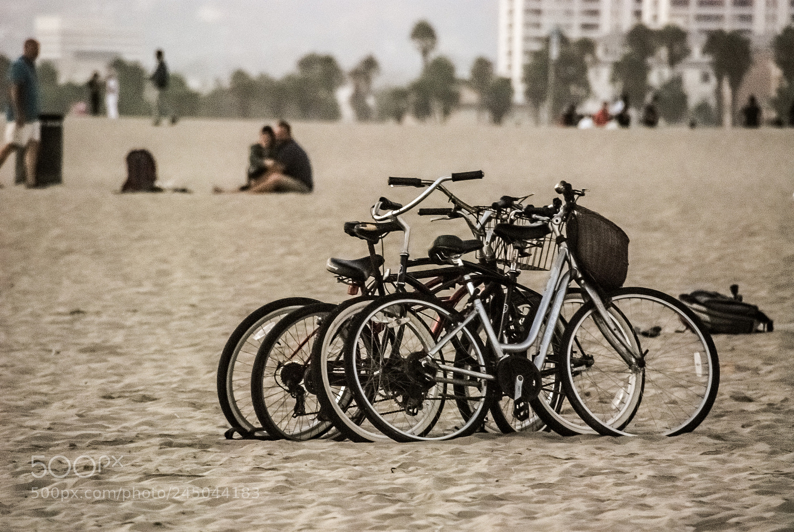 Nikon D80 sample photo. Bicycles edited photography