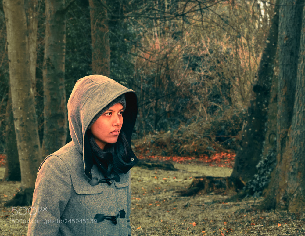 Nikon D5600 sample photo. Girl in the woods photography