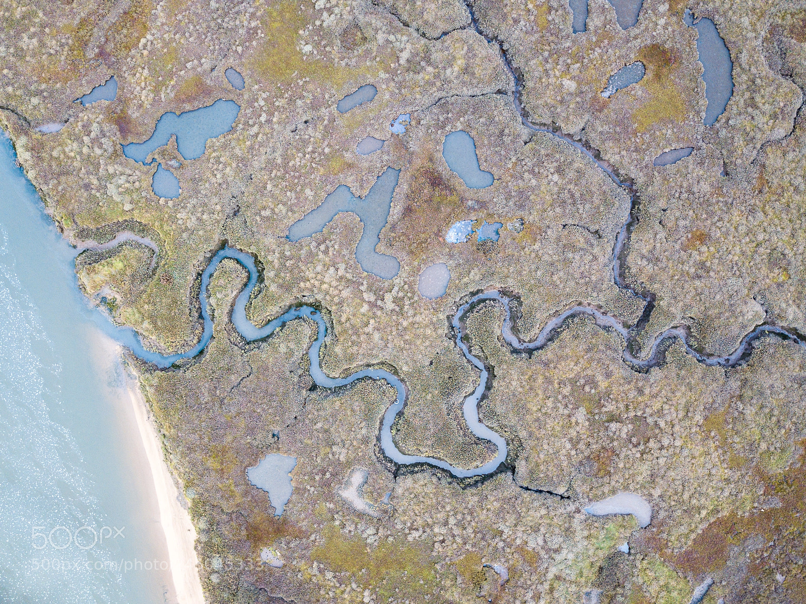 DJI FC220 sample photo. Well salt marshes #2 photography
