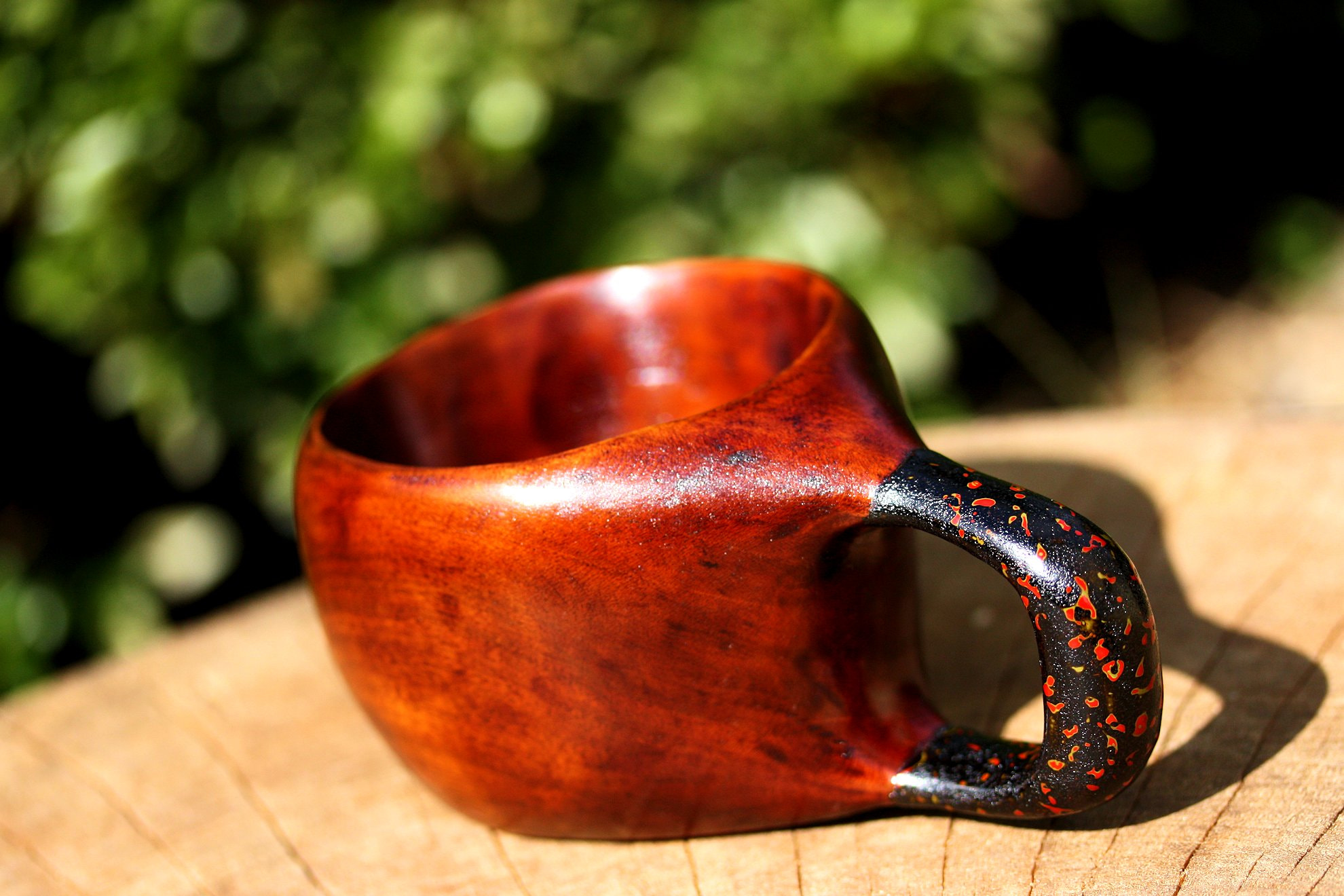 Canon EOS 450D (EOS Rebel XSi / EOS Kiss X2) sample photo. Wooden mugcup photography