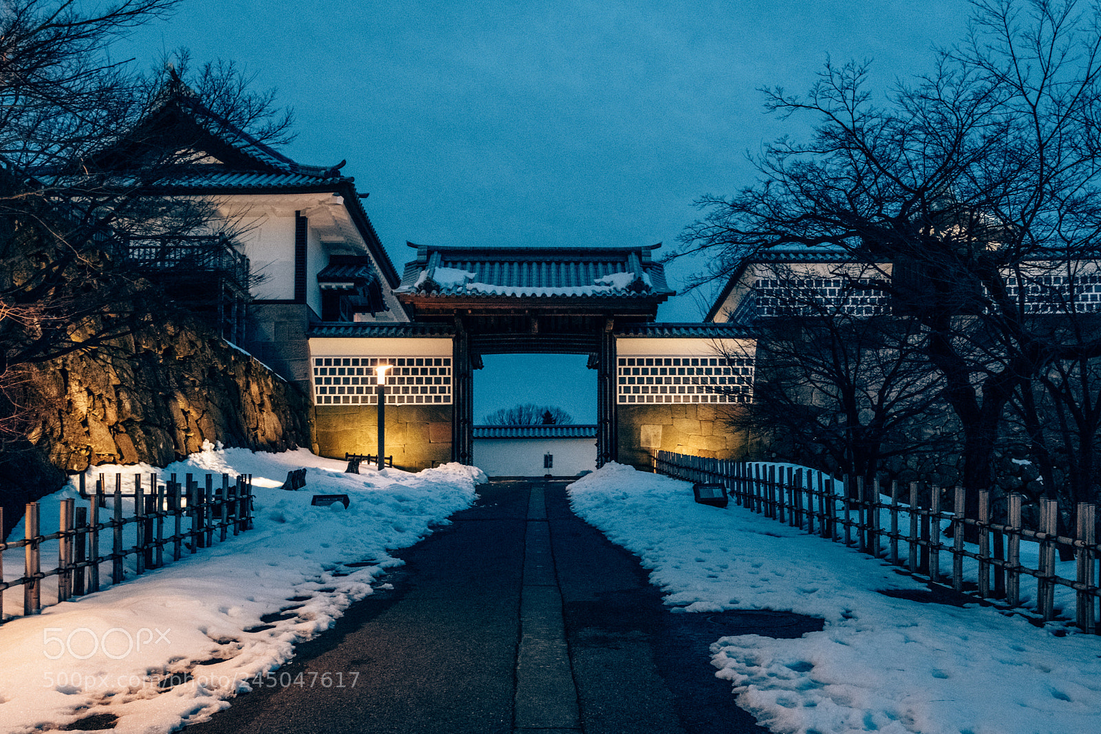Fujifilm X-Pro2 sample photo. Kahoku-mon gate kanazawa castle photography