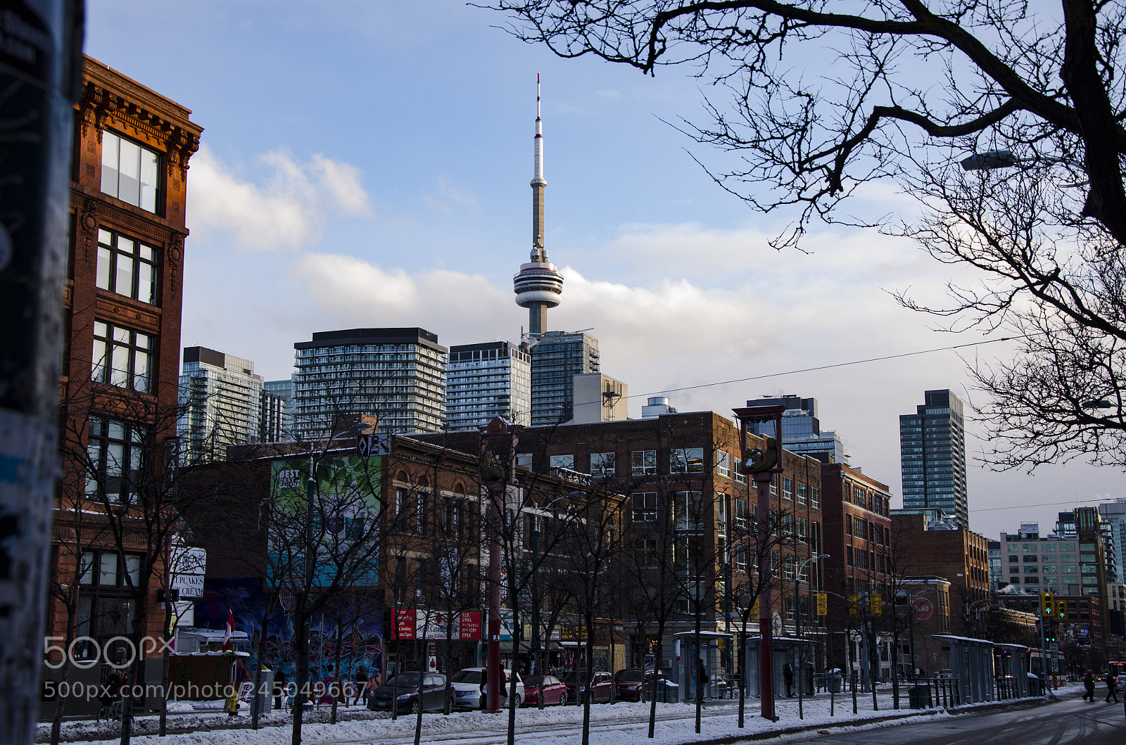 Nikon D5100 sample photo. Cn tower photography