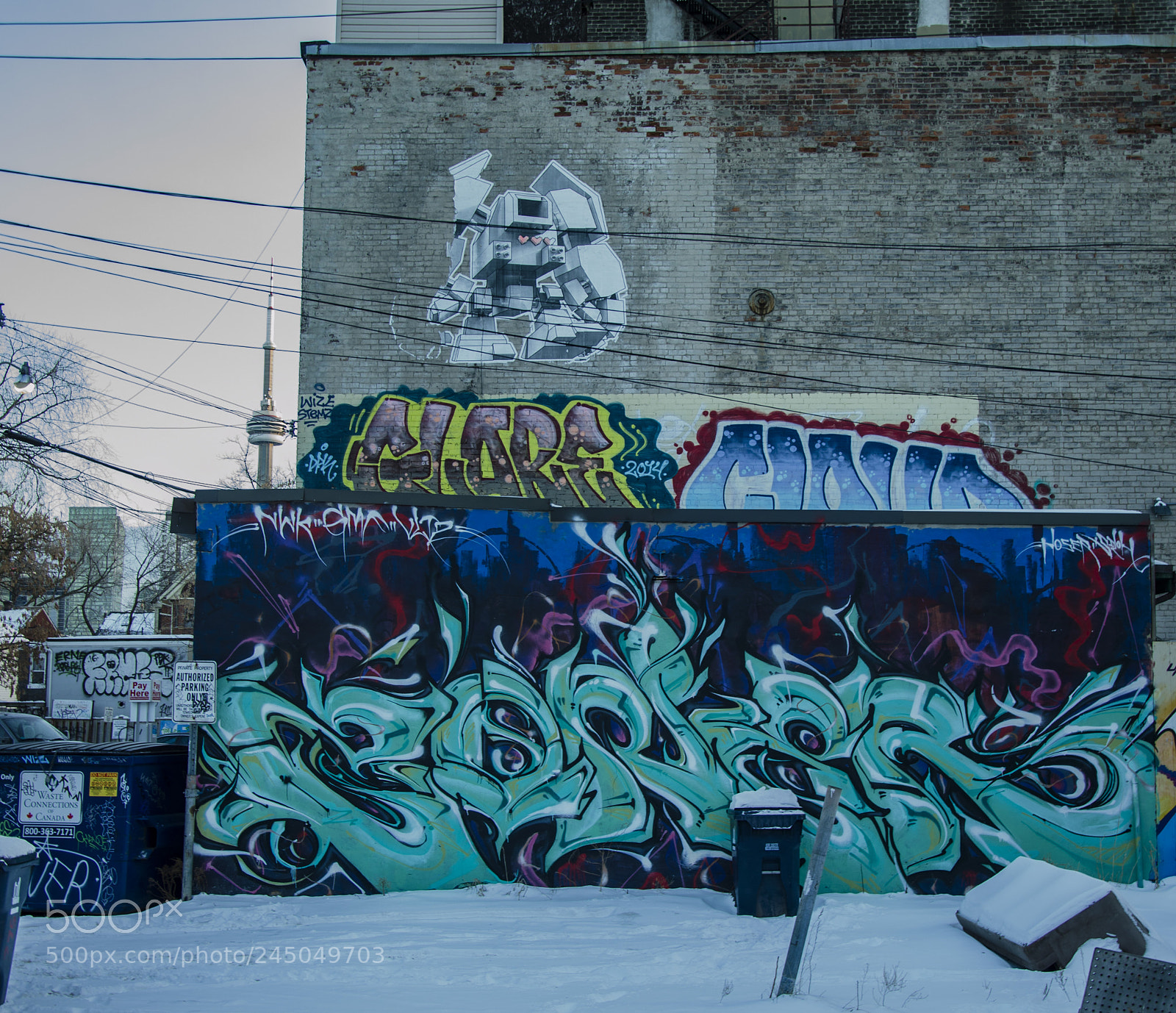 Nikon D5100 sample photo. Cn tower photography