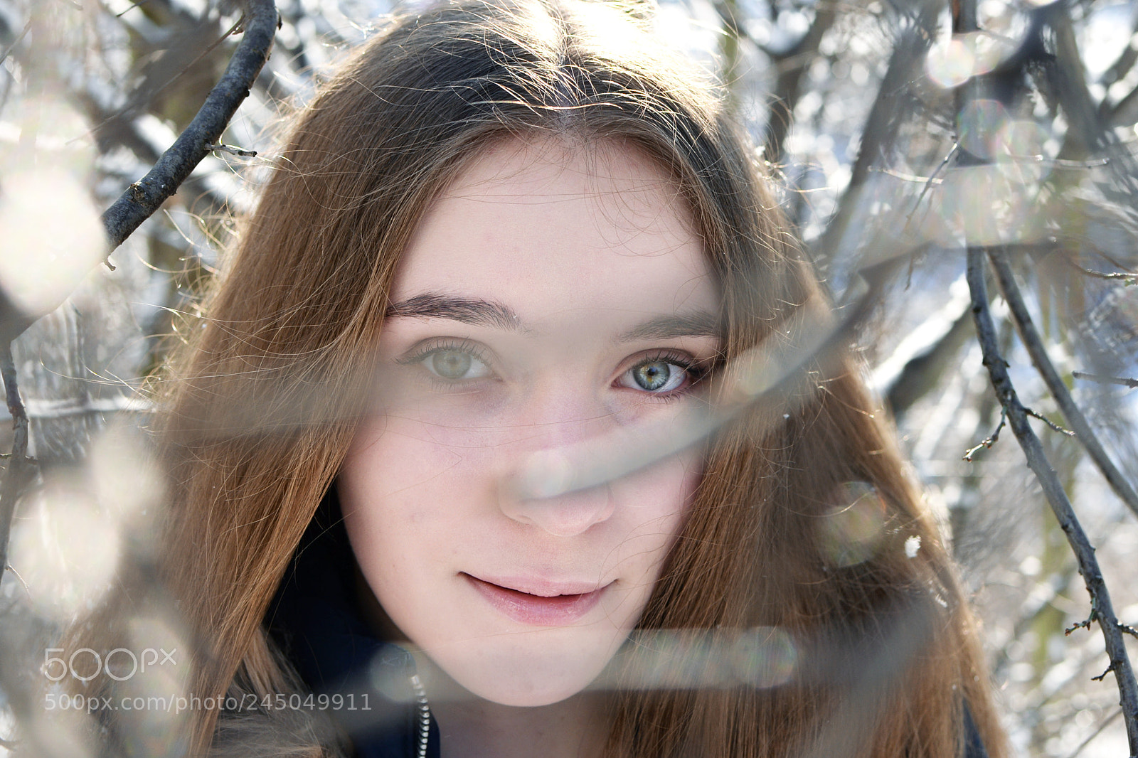 Nikon D610 sample photo. Winter portrait photography