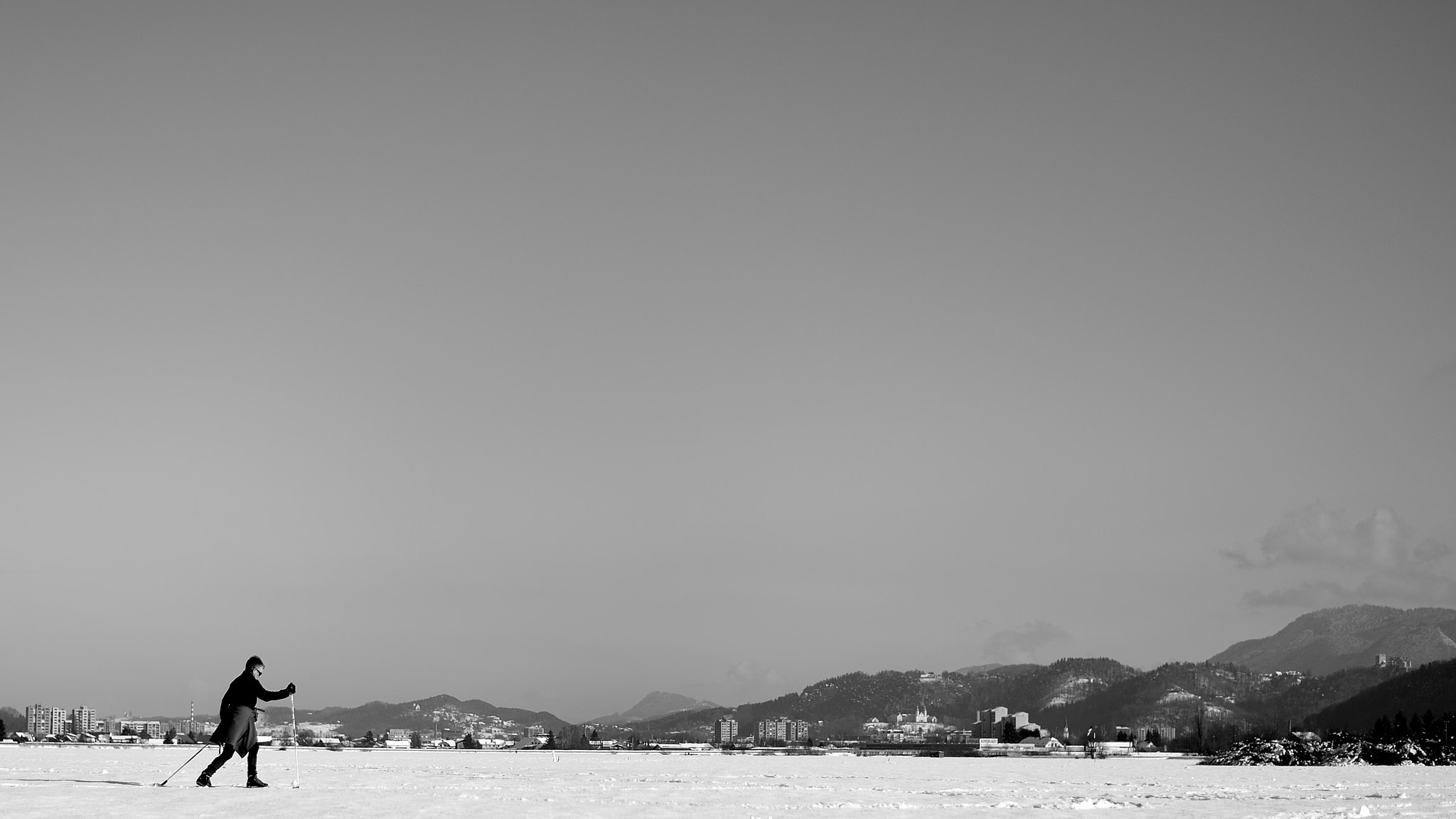 Nikon Df + Nikon AF-S Nikkor 50mm F1.8G sample photo. Celje#cross contry skiing photography