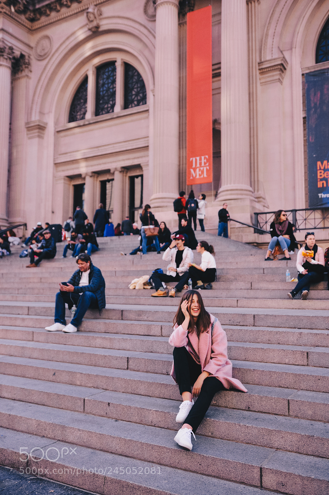 Nikon D90 sample photo. New york stairs photography