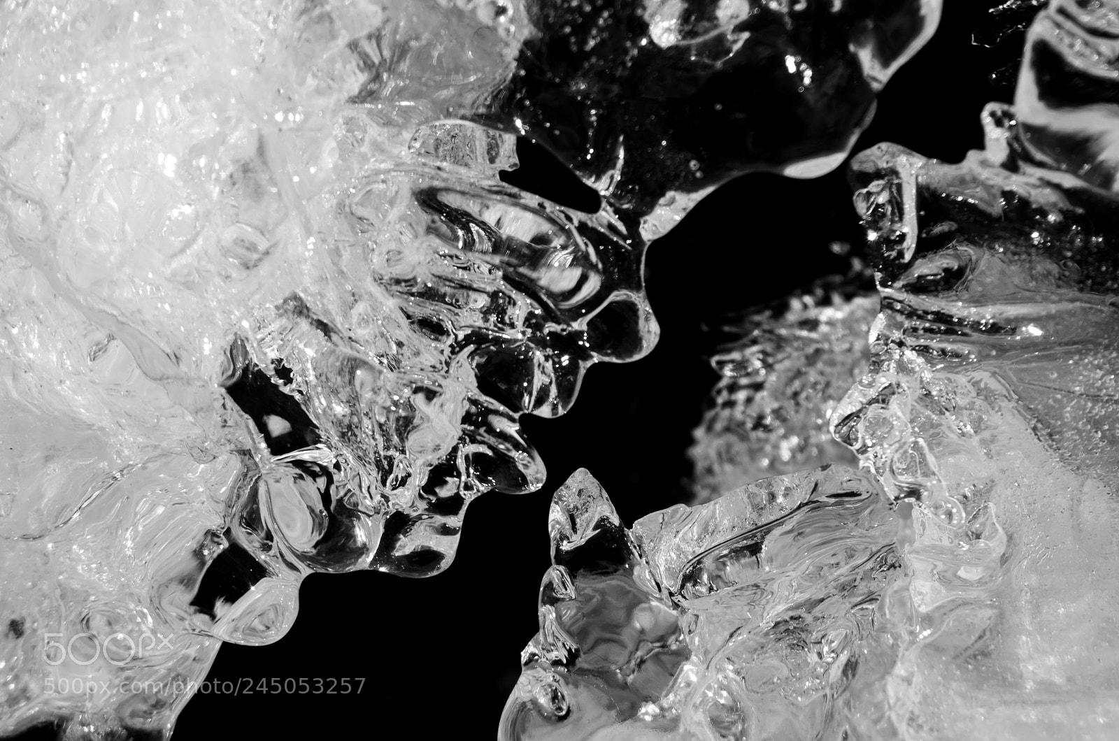 Pentax K-5 sample photo. Ice face photography